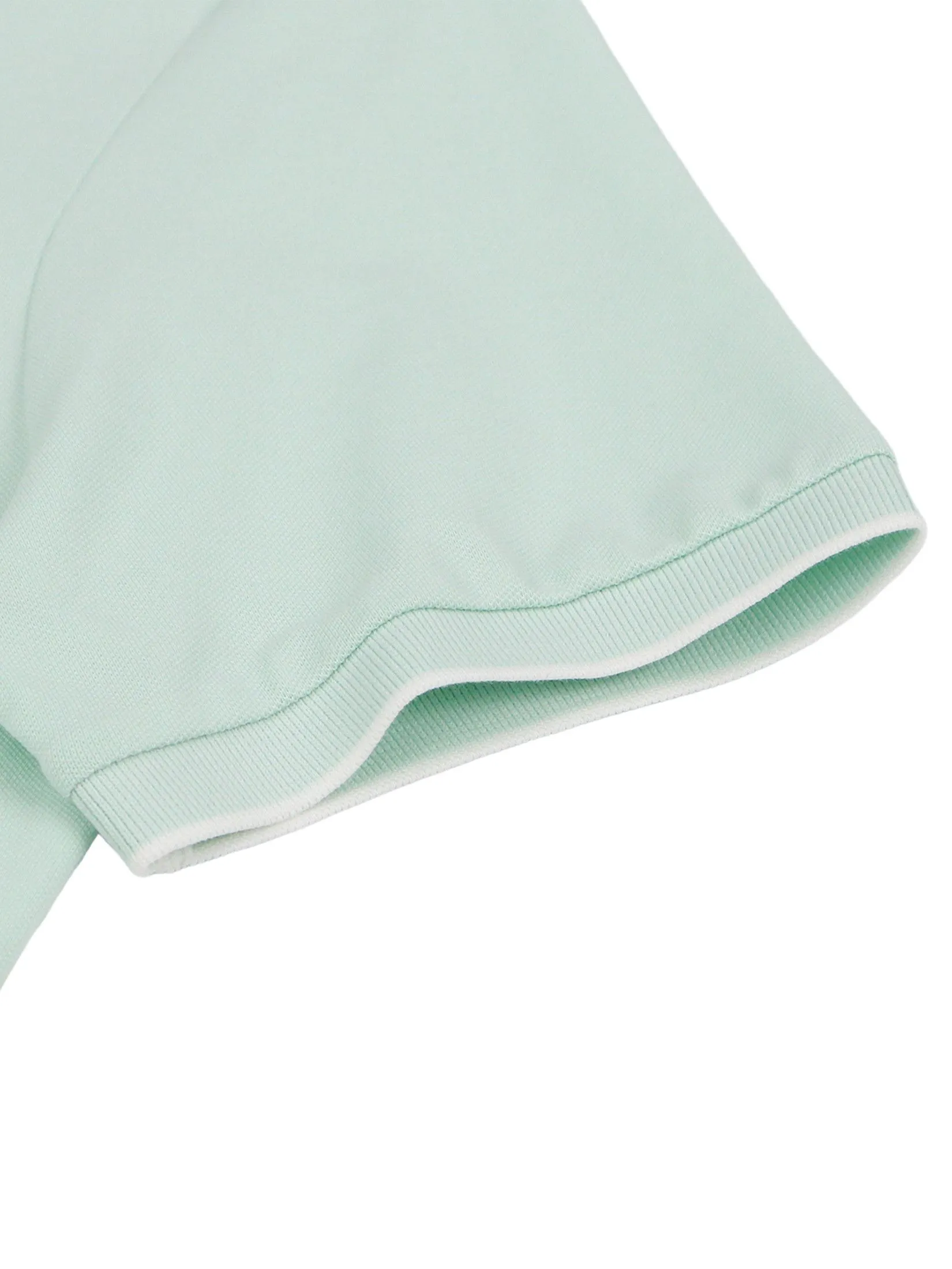 GIORDANO Men's Slim Cotton Lycra Polo Glacier green GIORDANO Men's Slim Cotton Lycra Polo Glacier green
