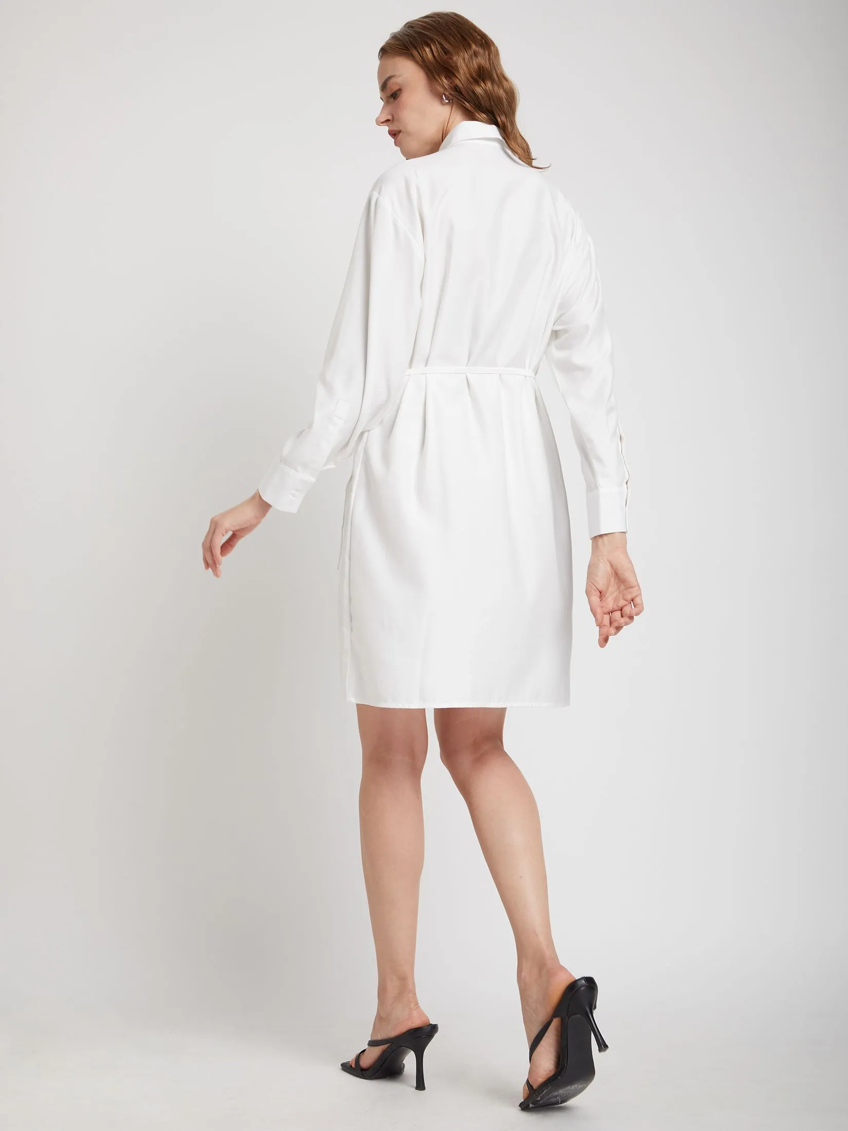 FOF Women Dress Shirt Midi FOF Women Dress Shirt Midi