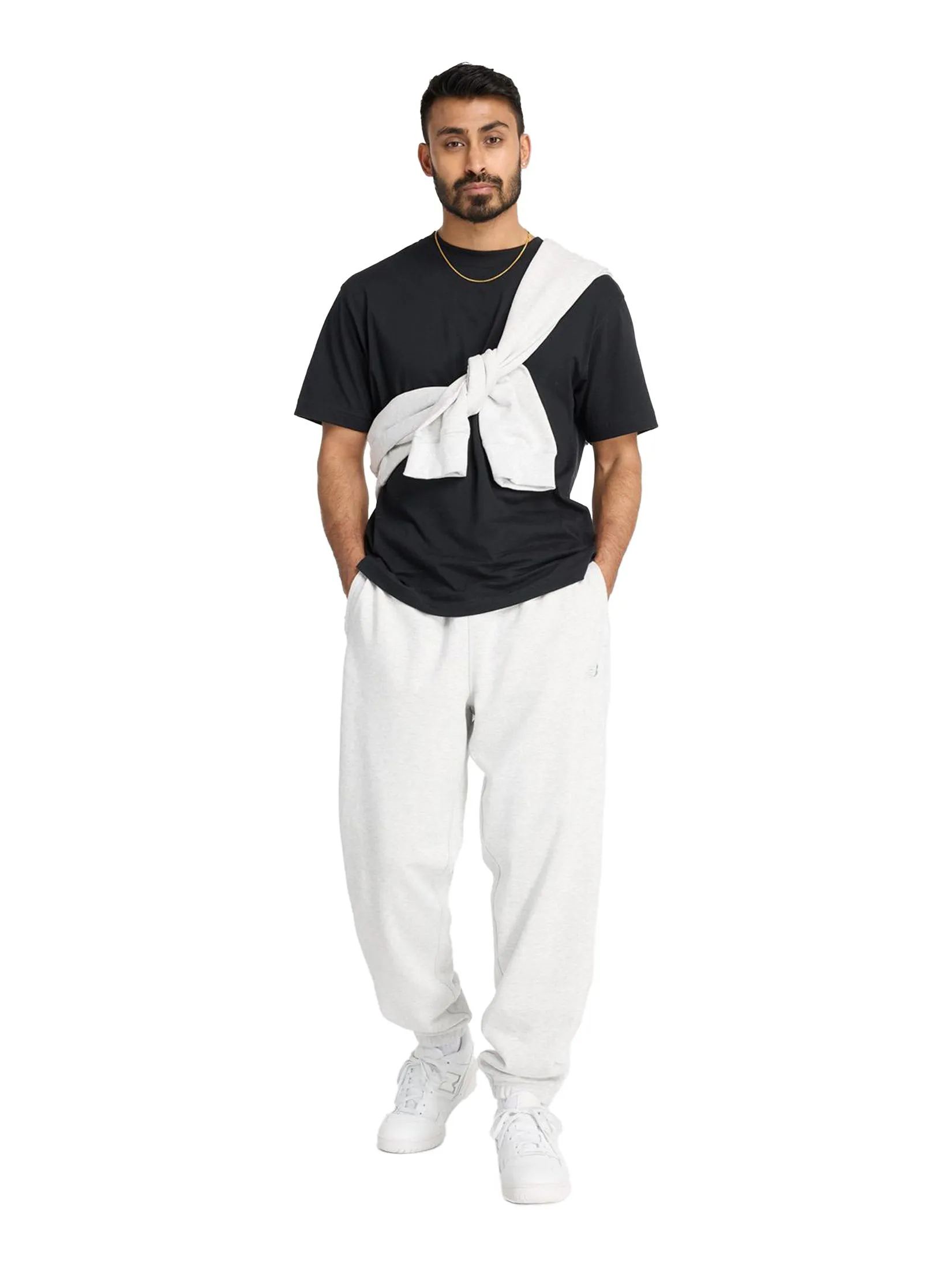 NEW BALANCE Men Jogger Pants Athletics French Terry NEW BALANCE Men Jogger Pants Athletics French Terry