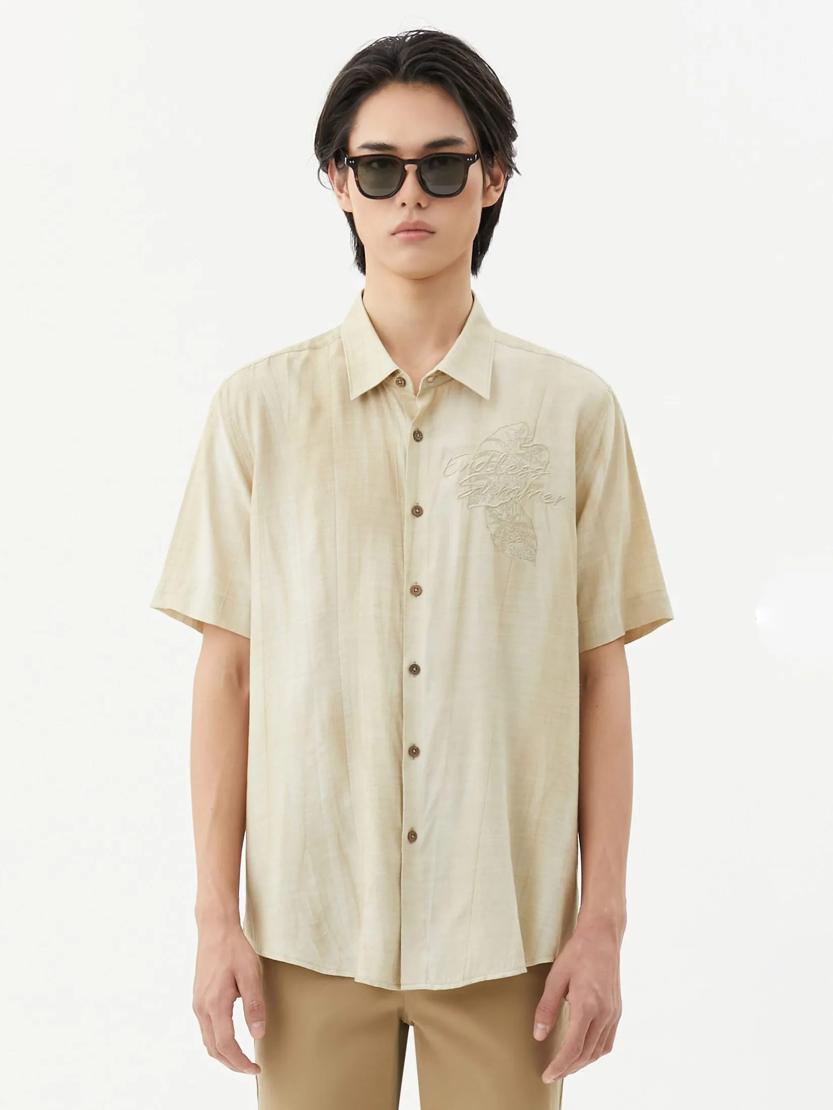 DAPPER DAPPER Endless Summer Shirt Beige