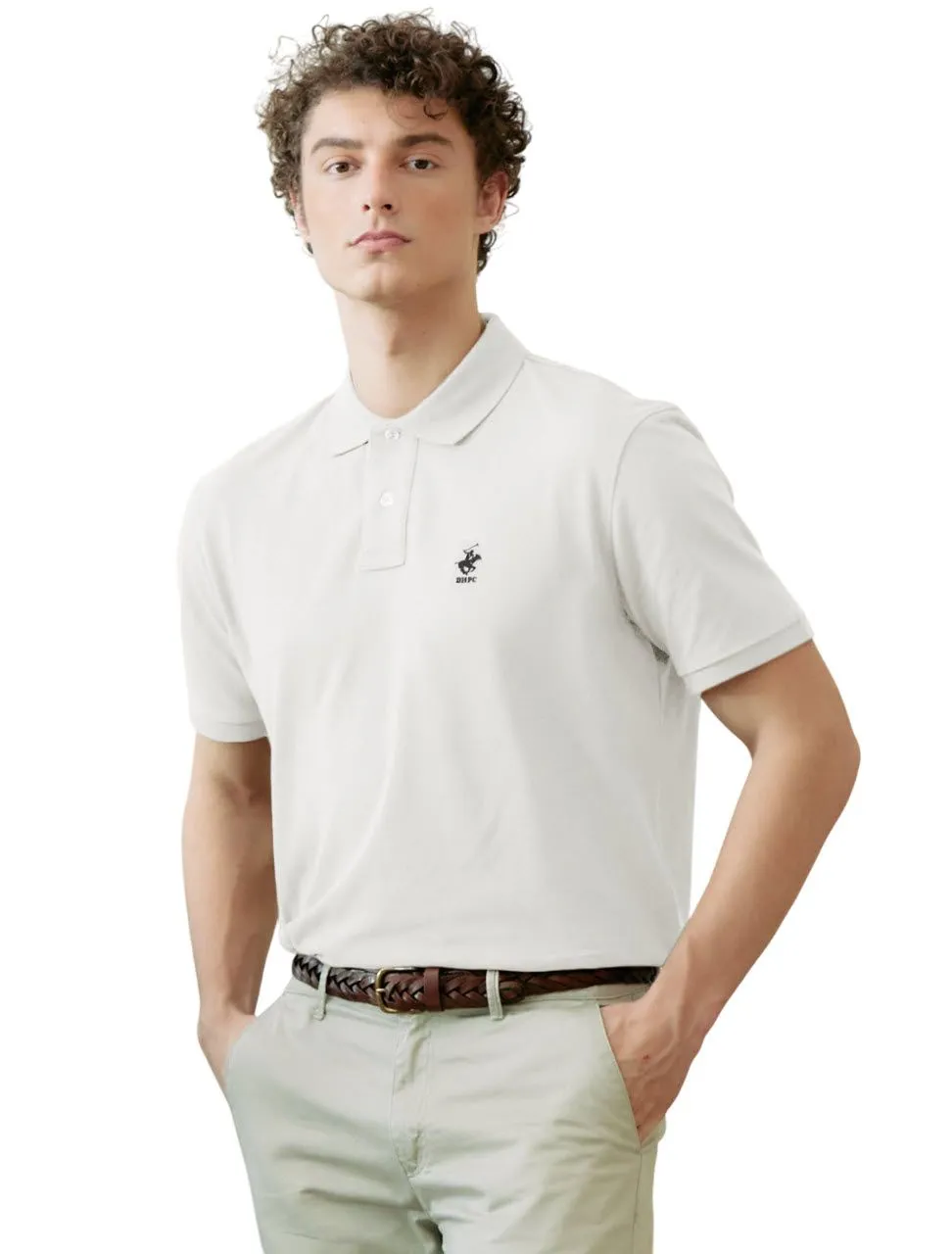 BEVERLY HILLS POLO CLUB White Men Polo Shirts Model BN21409 BEVERLY HILLS POLO CLUB White Men Polo Shirts Model BN21409