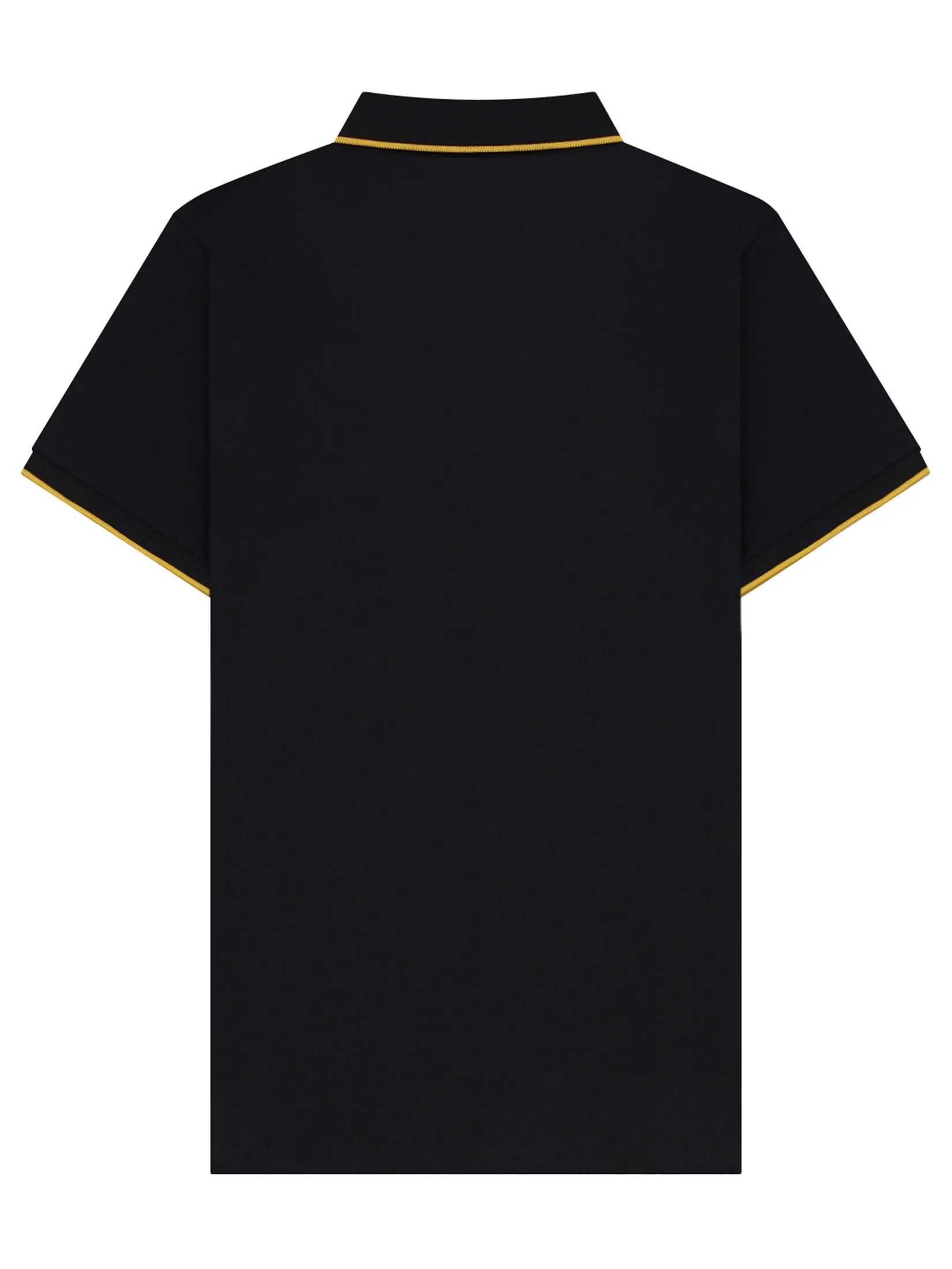 GIORDANO Men's Slim Liquid Touch Embroidery Polo (Supremacy) Black GIORDANO Men's Slim Liquid Touch Embroidery Polo (Supremacy) Black