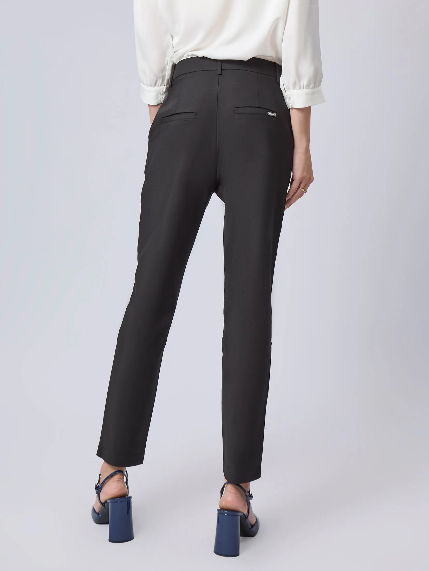 ESPADA Skinny Trousers Women Black ESPADA Skinny Trousers Women Black