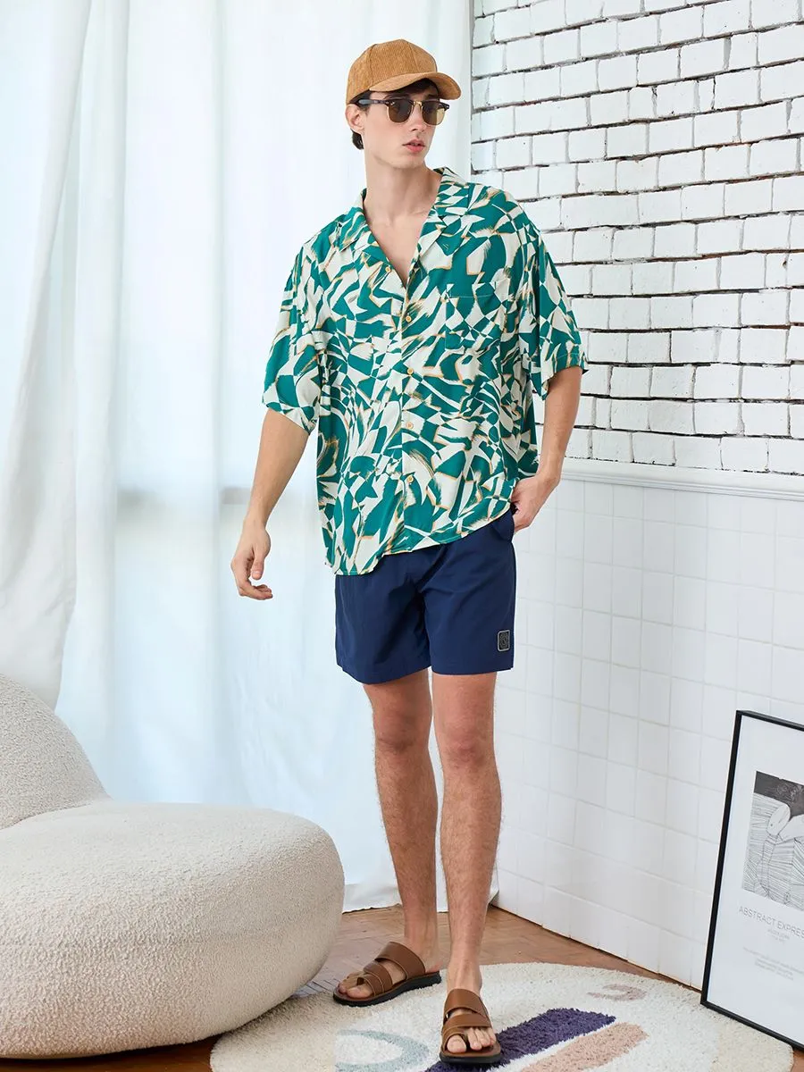 OASIS Men's Short sleeve Shirt Green OASIS Men's Short sleeve Shirt Green