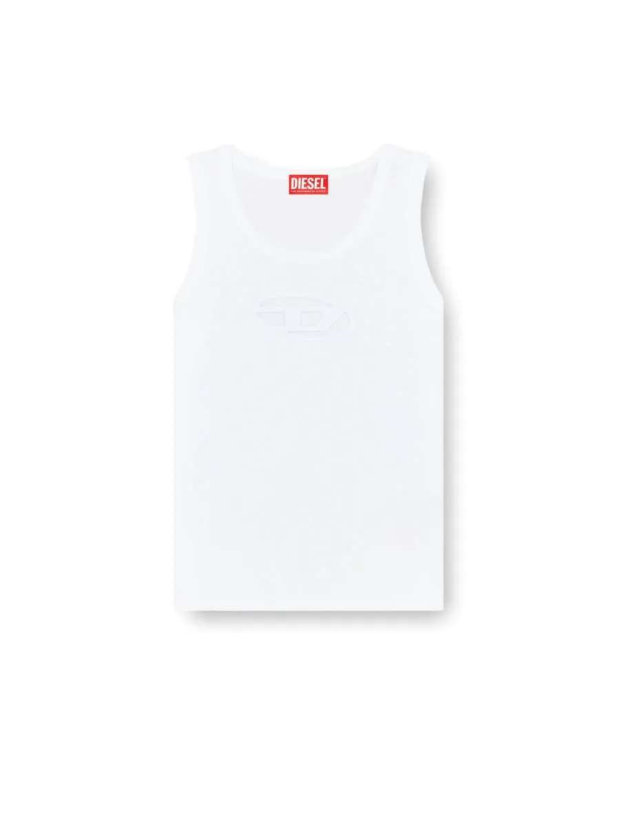 DIESEL Women TOP T-LYNYS-OD TANK TOP White DIESEL Women TOP T-LYNYS-OD TANK TOP White