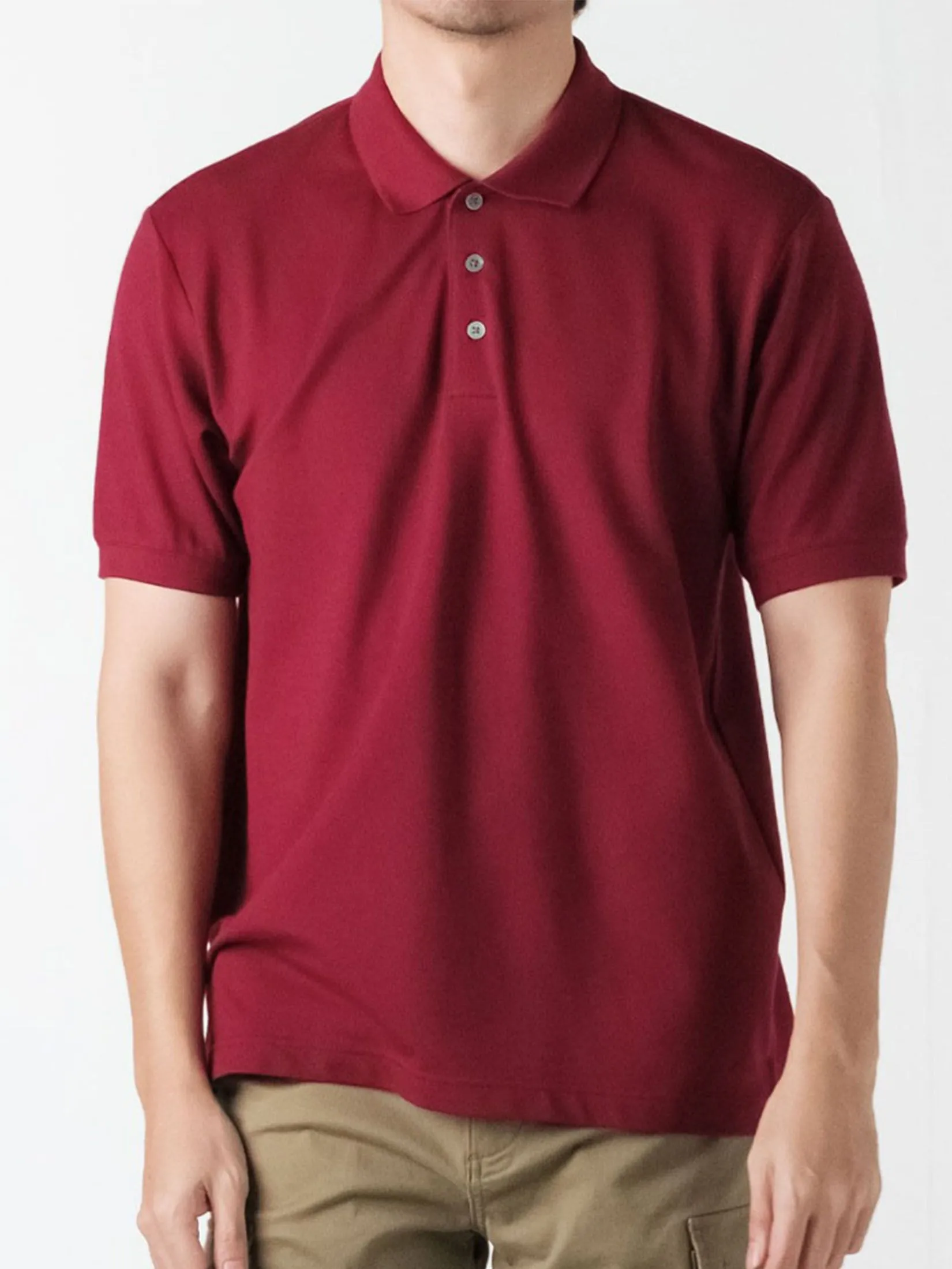 Era-won Men's Polo Slim Fit Maroon Era-won Men's Polo Slim Fit Maroon