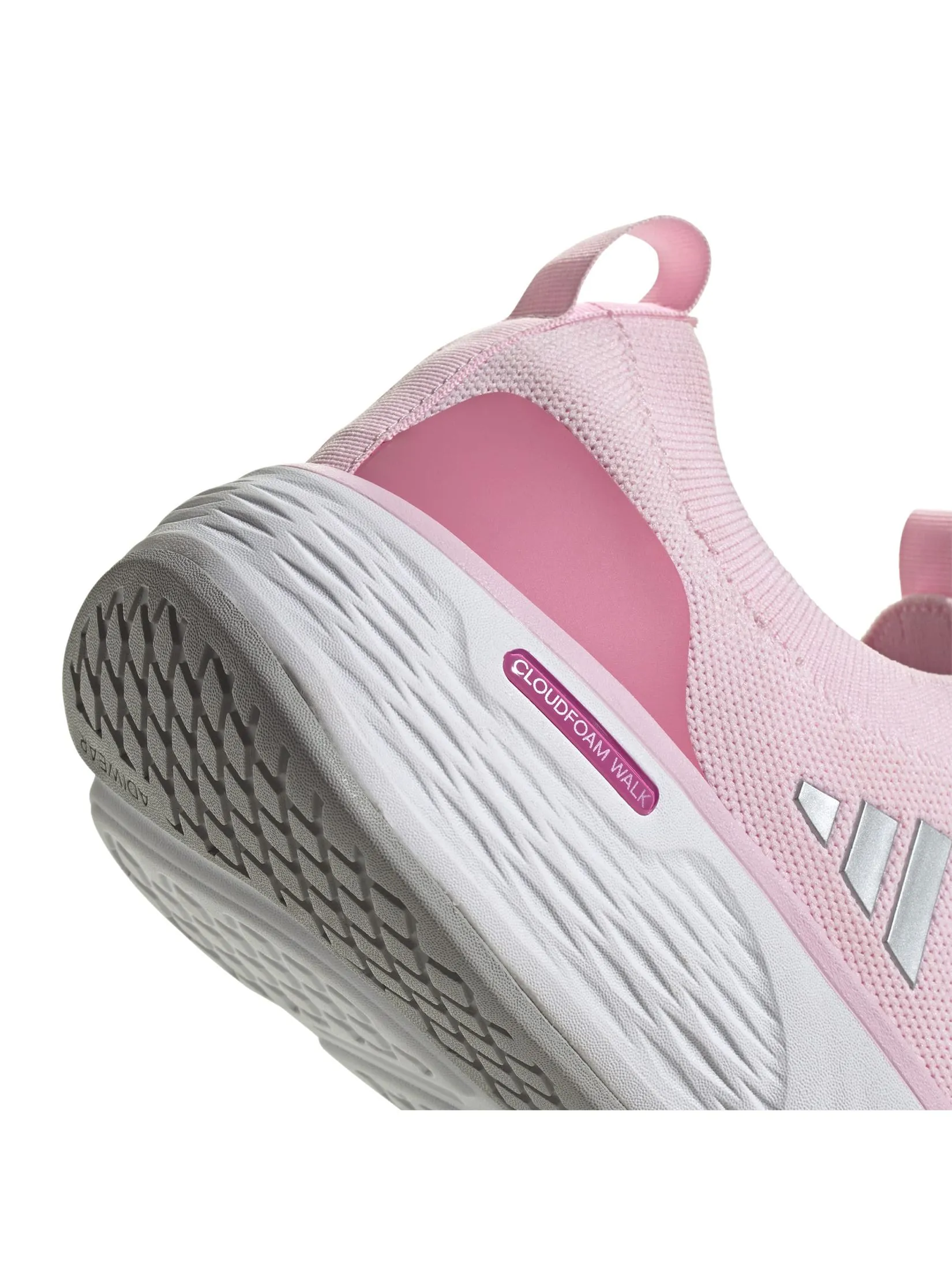 ADIDAS Women Shoes Cloudfoam Go Sock Clear Pink / Silver Met. / Bliss Pink ADIDAS Women Shoes Cloudfoam Go Sock Clear Pink / Silver Met. / Bliss Pink