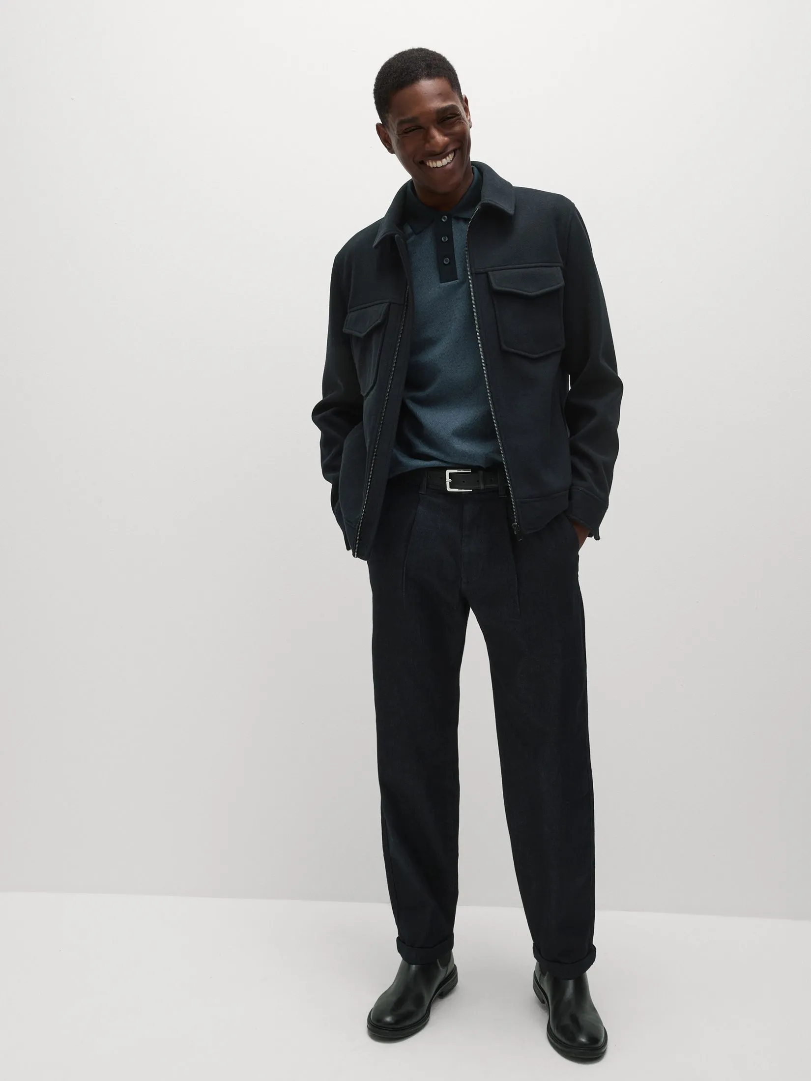 MARKS & SPENCER Men Polo Shirt Pure Cotton MARKS & SPENCER Men Polo Shirt Pure Cotton