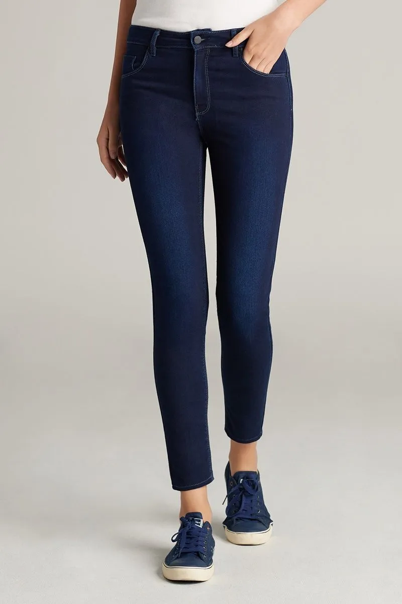 MC JEANS Women's Jeans Navy Blue MASP153 MC JEANS Women's Jeans Navy Blue MASP153