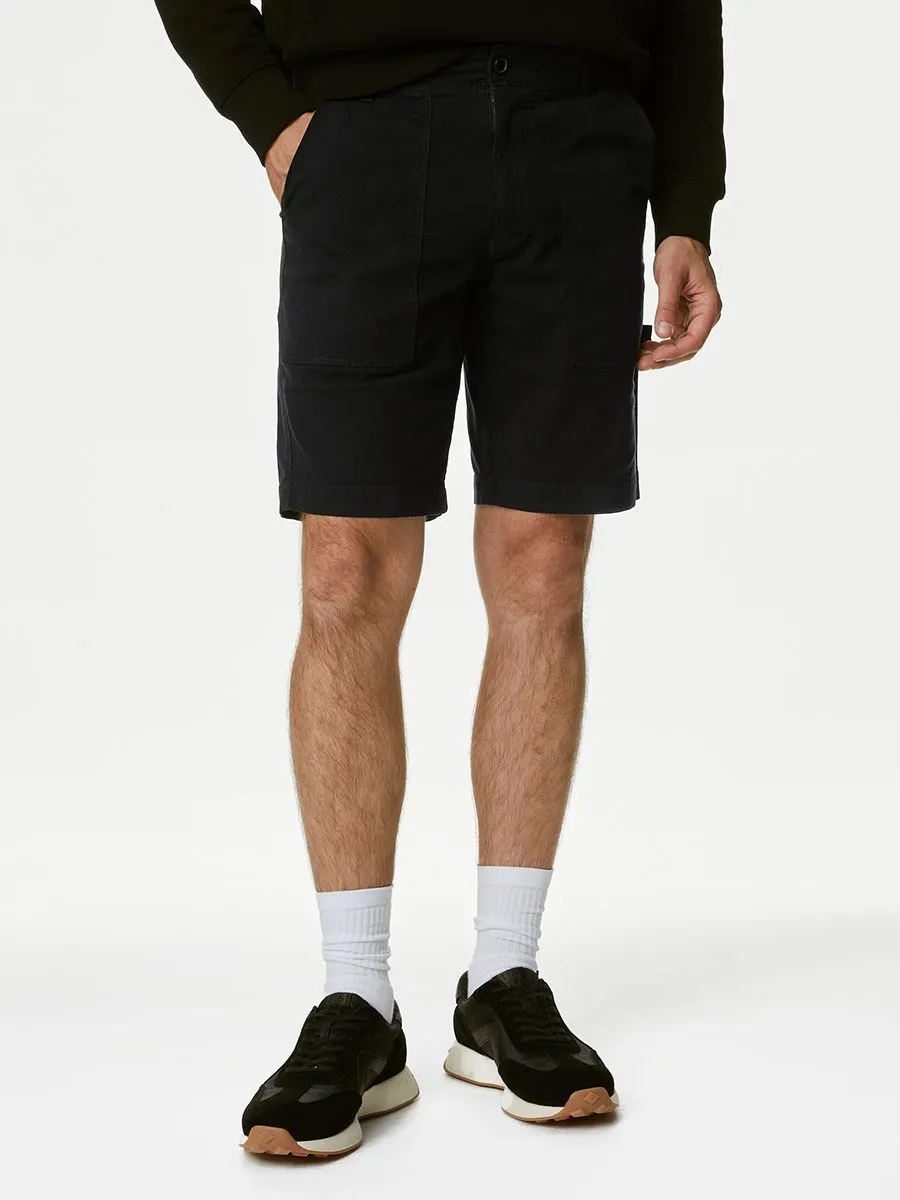 MARKS & SPENCER Men Chino Short Pants Utility MARKS & SPENCER Men Chino Short Pants Utility