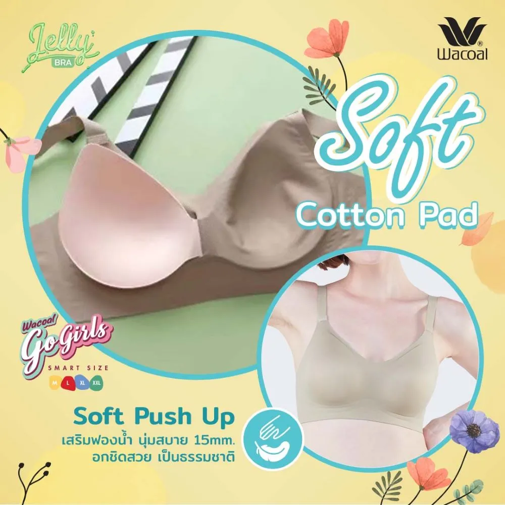 WACOAL Blue Go Girls Jelly Bra WB3Y28 Set 2 Pcs. WACOAL Blue Go Girls Jelly Bra WB3Y28 Set 2 Pcs.