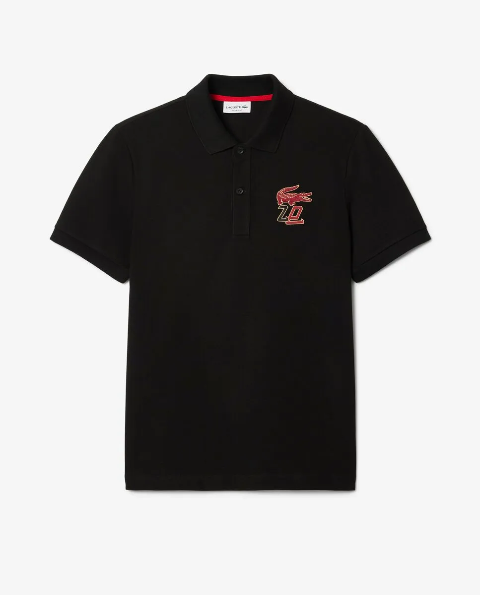 LACOSTE Regular Fit Chinese New Year Special Edition Polo Shirt Black LACOSTE Regular Fit Chinese New Year Special Edition Polo Shirt Black