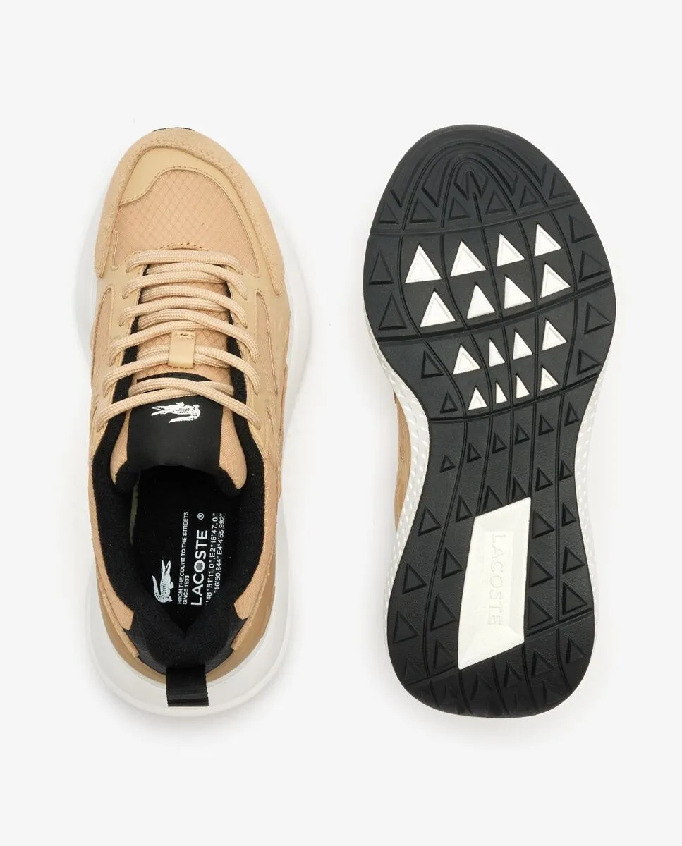 LACOSTE Women’s L003 Evo Trainers Light Brown LACOSTE Women’s L003 Evo Trainers Light Brown