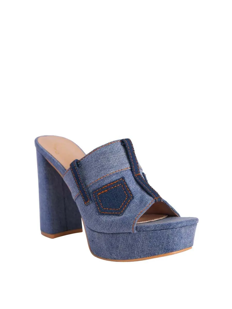 VILLAINS SF MERMUDA Sandal High Heel BLUE VILLAINS SF MERMUDA Sandal High Heel BLUE