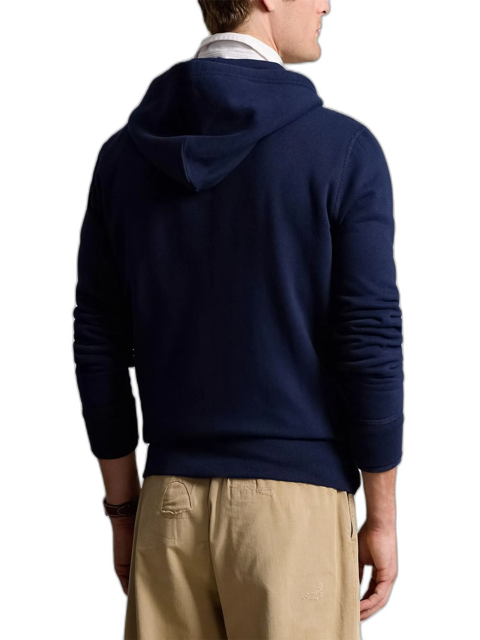 POLO RALPH LAUREN Men Jacket-The RL Fleece Hoodie MNPOKNI16821766-Navy-410 POLO RALPH LAUREN Men Jacket-The RL Fleece Hoodie MNPOKNI16821766-Navy-410
