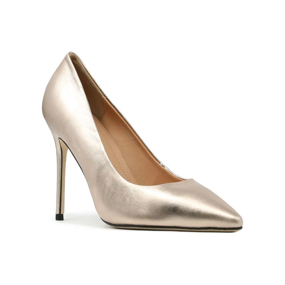 SHU CELEB HEELS 4" IN MILAN SWSC0801-RG41-ROSE GOLD SHU CELEB HEELS 4" IN MILAN SWSC0801-RG41-ROSE GOLD