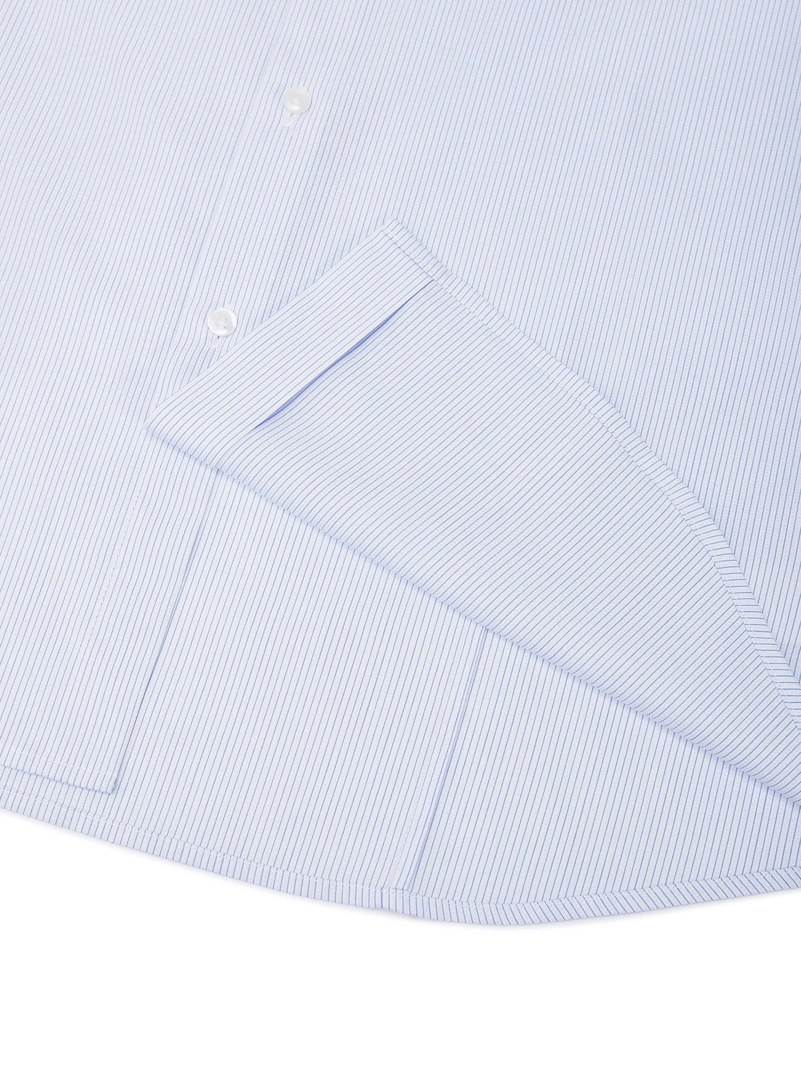 G2000 Men Clothing Non-Iron Cotton Blend Short Stripe Shirt  Smart Fit - Blue G2000 Men Clothing Non-Iron Cotton Blend Short Stripe Shirt  Smart Fit - Blue