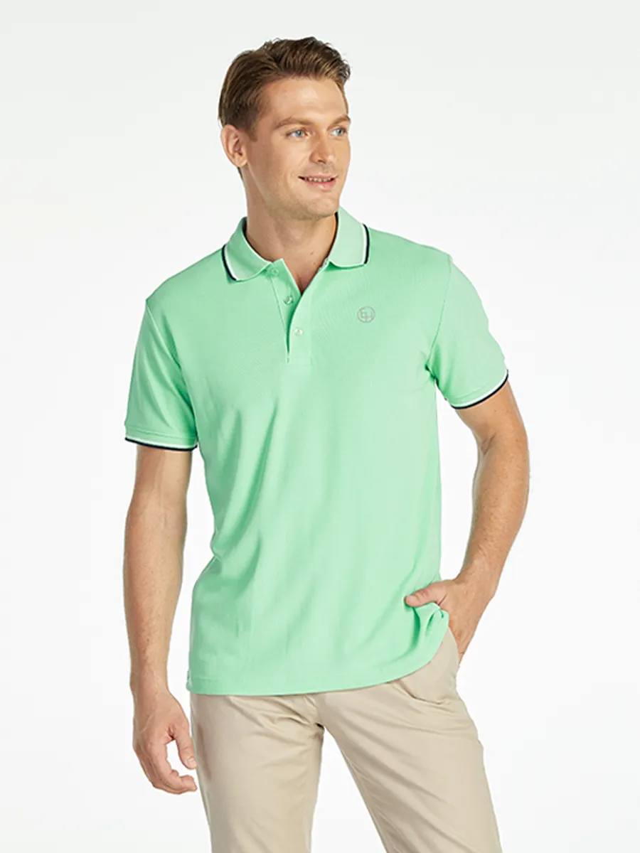 ELLE HOMME MEN POLO SHIRT W8K903GR - GREEN ELLE HOMME MEN POLO SHIRT W8K903GR - GREEN