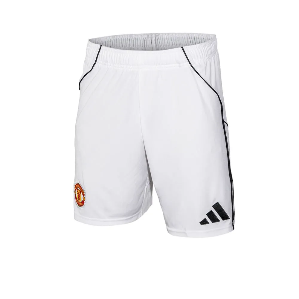 ADIDAS Men Football Shorts Manchester United Home 2025/26 White - AD001AP475ELTH ADIDAS Men Football Shorts Manchester United Home 2025/26 White - AD001AP475ELTH