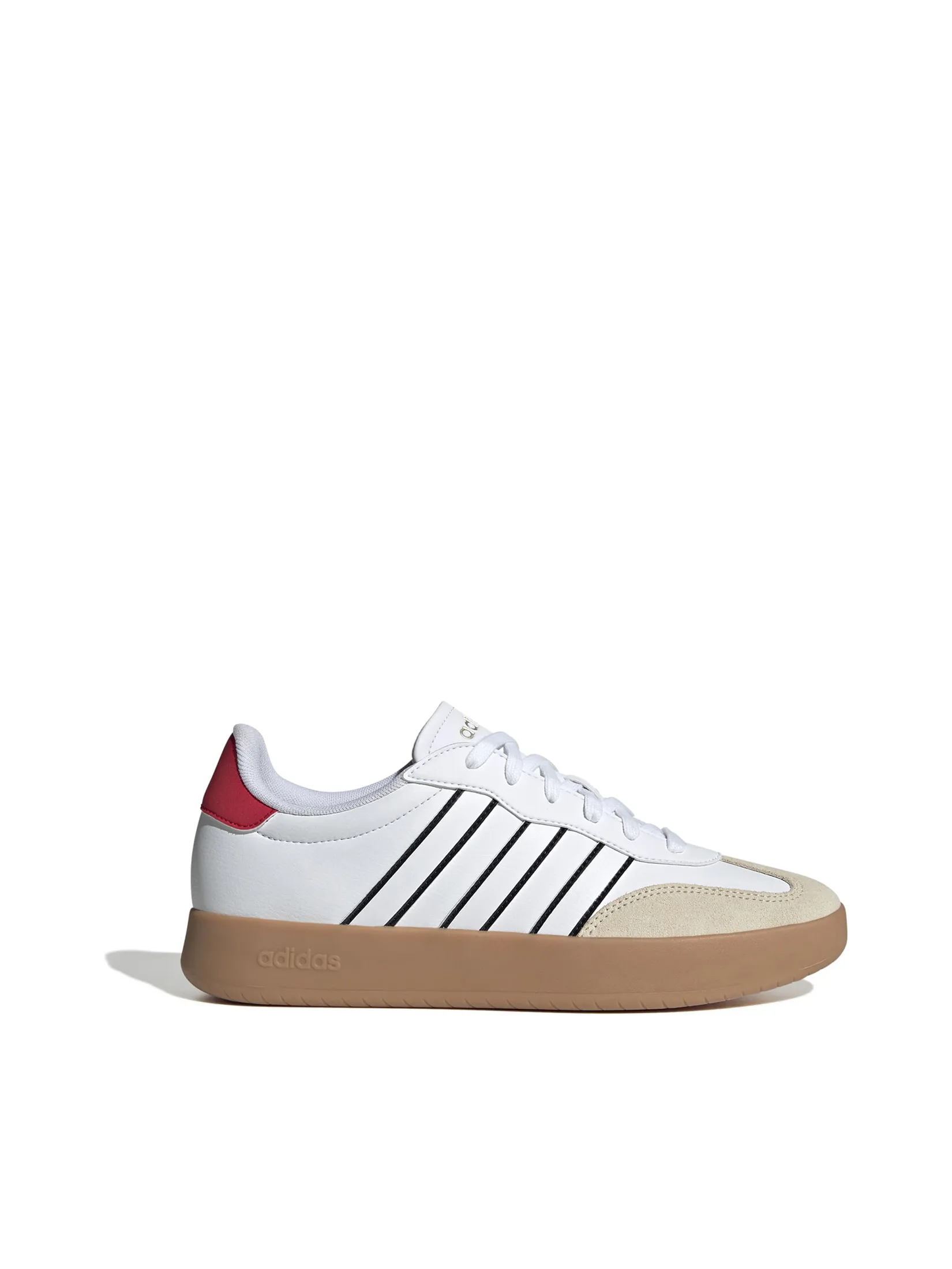 ADIDAS Men Sneakers Barreda Cloud White / Cloud White / Pure Ruby ADIDAS Men Sneakers Barreda Cloud White / Cloud White / Pure Ruby