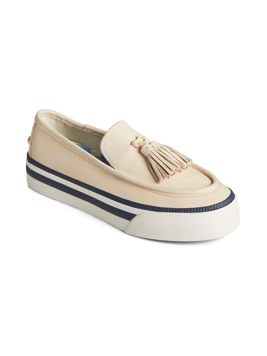 SPERRY WOMEN SEA SAILOR PLATFORM TASSEL LOAFER WHITE SPERRY WOMEN SEA SAILOR PLATFORM TASSEL LOAFER WHITE