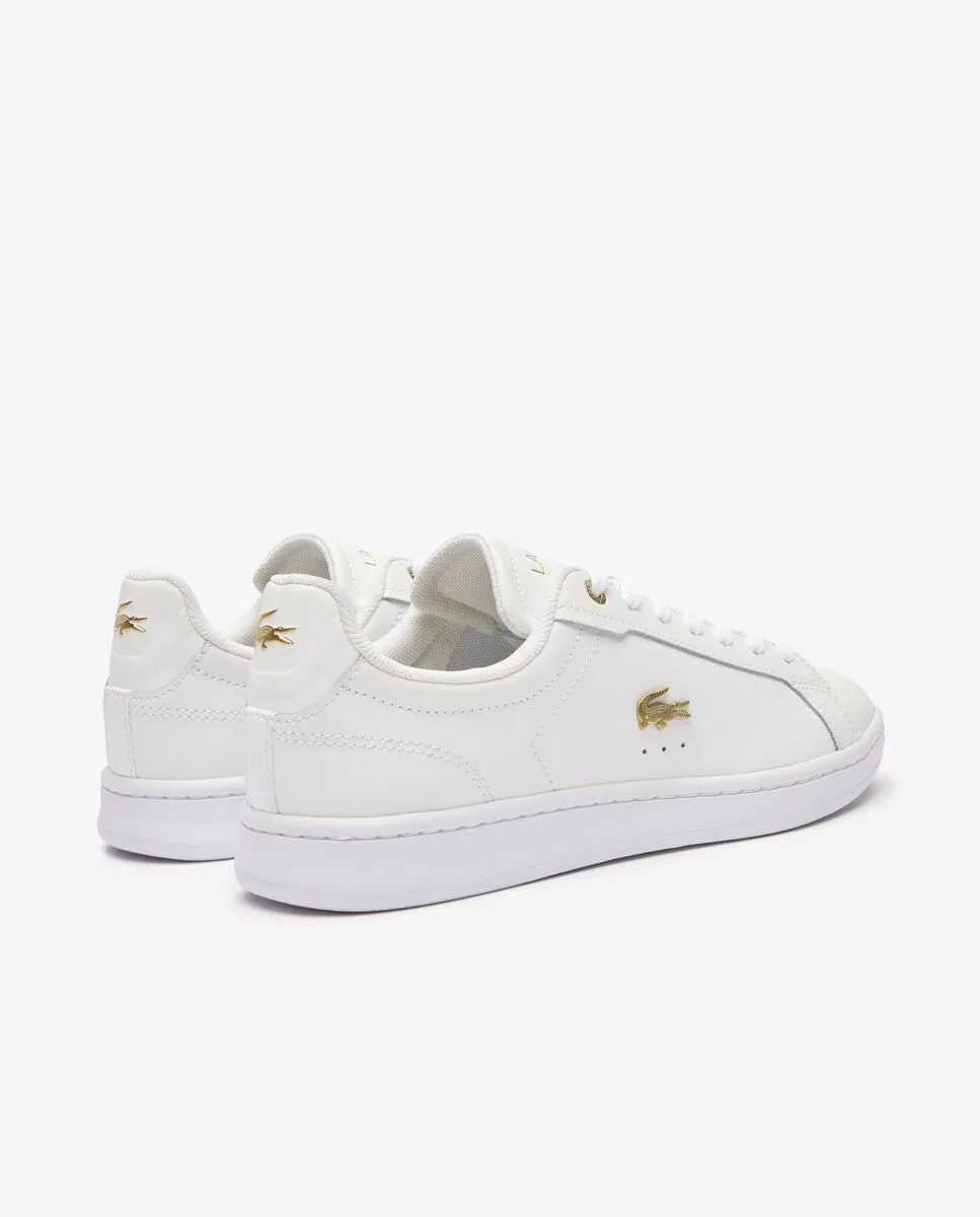 LACOSTE Women’s Carnaby Pro Leather Trainers White LACOSTE Women’s Carnaby Pro Leather Trainers White