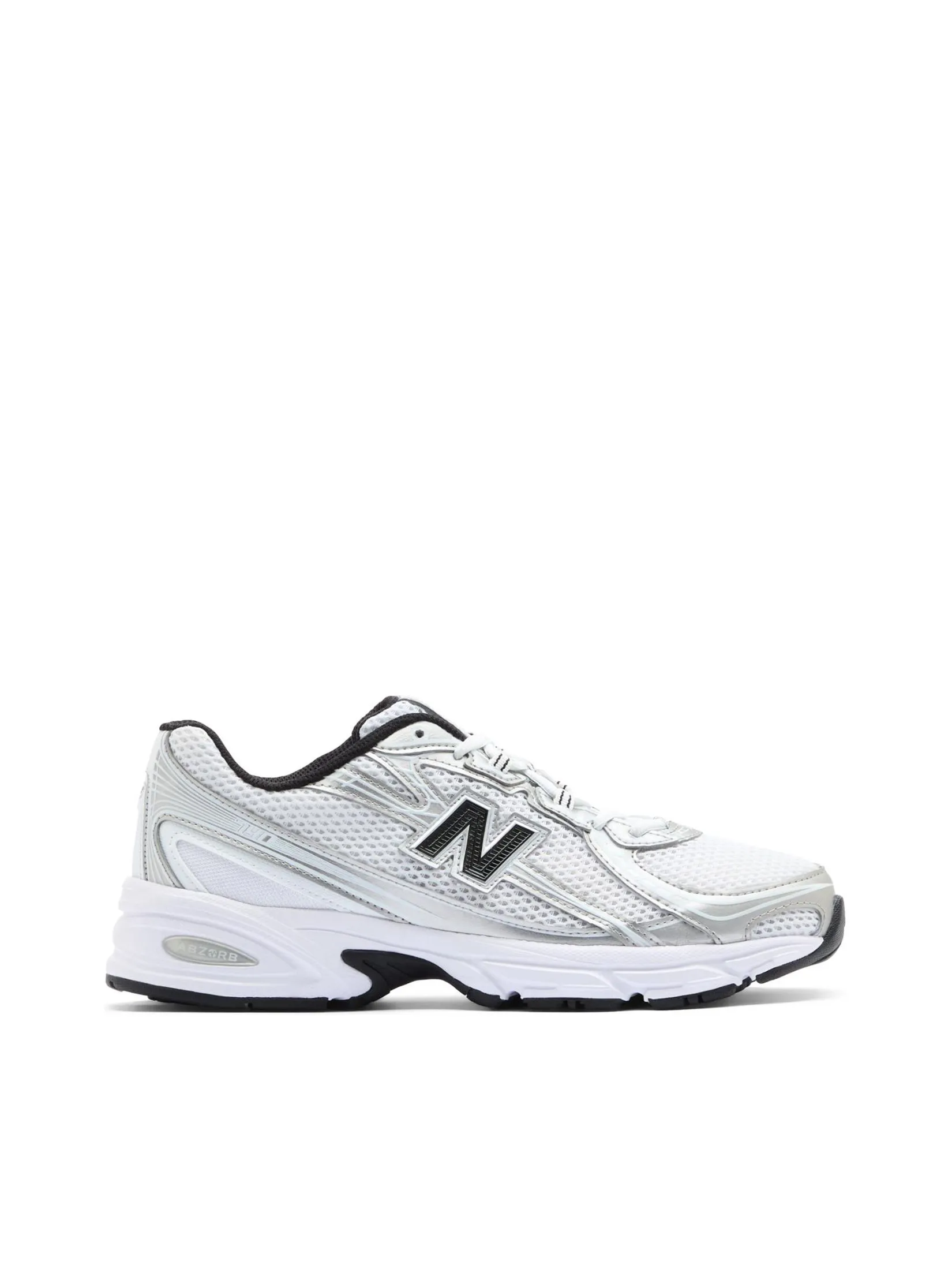 NEW BALANCE Unisex Sneakers 740 White/Silver Metallic NEW BALANCE Unisex Sneakers 740 White/Silver Metallic