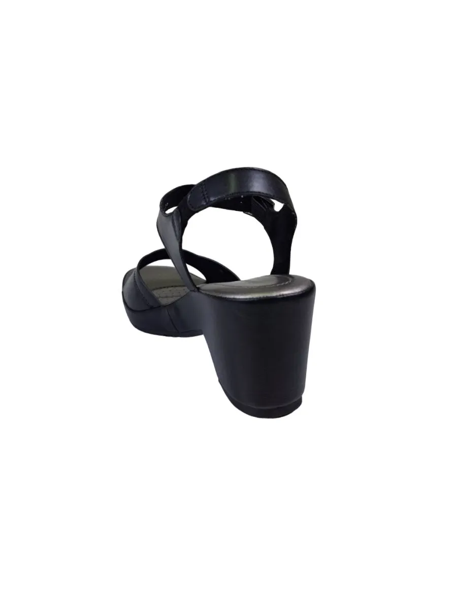 THAMES Women Heel Sandals Black THAMES Women Heel Sandals Black