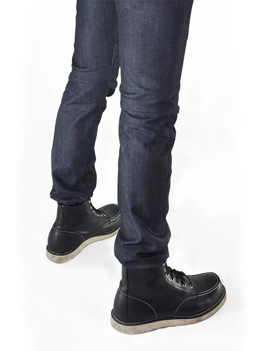 Simple&Raw Deep Raw Biker Skinny Fit Jeans Sk811-1 Dark Blue Simple&Raw Deep Raw Biker Skinny Fit Jeans Sk811-1 Dark Blue