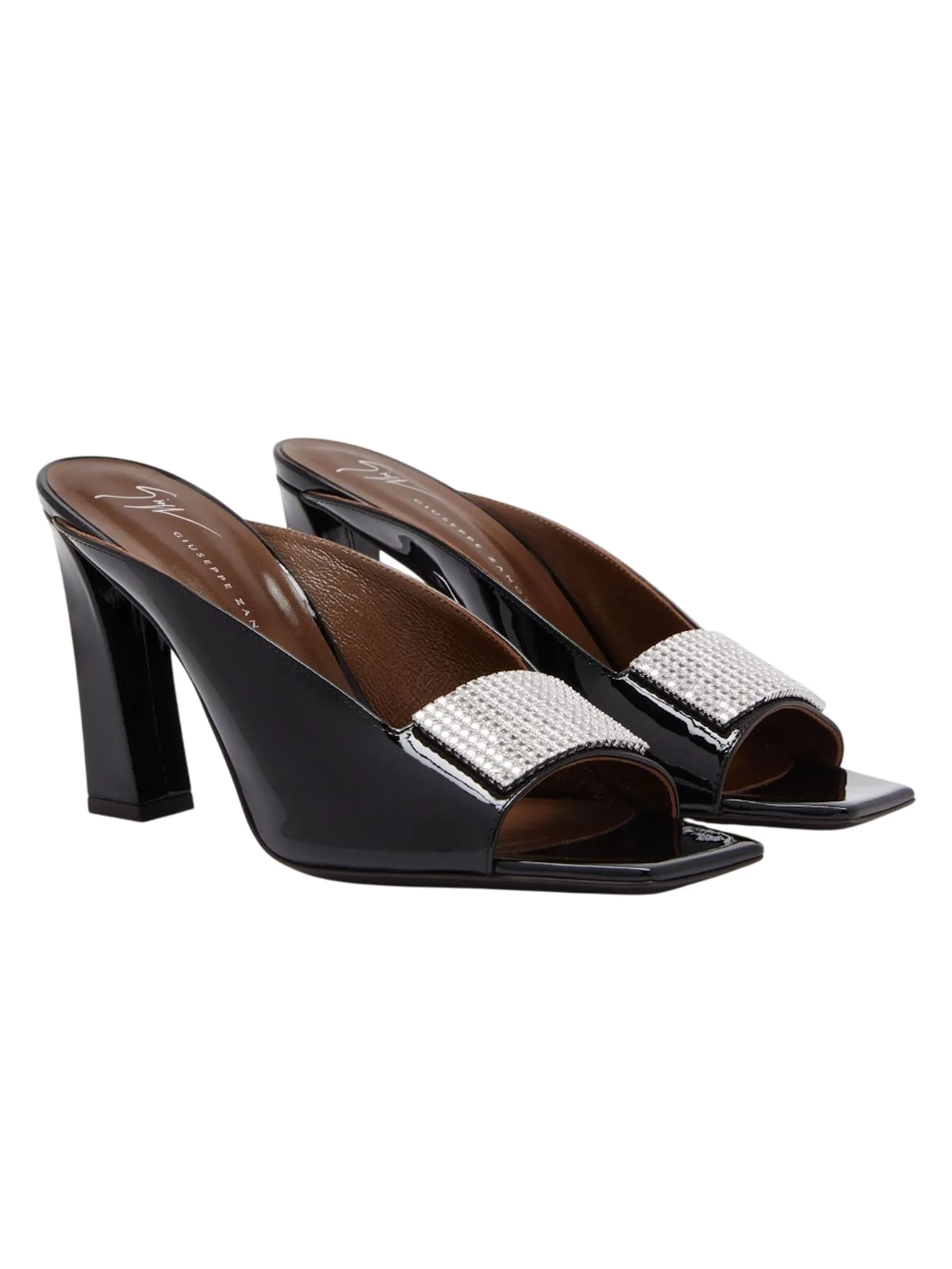GIUSEPPE ZANOTTI WOMEN HEELS THE GZ MYA SPARKLE 90 NERO BLACK GIUSEPPE ZANOTTI WOMEN HEELS THE GZ MYA SPARKLE 90 NERO BLACK