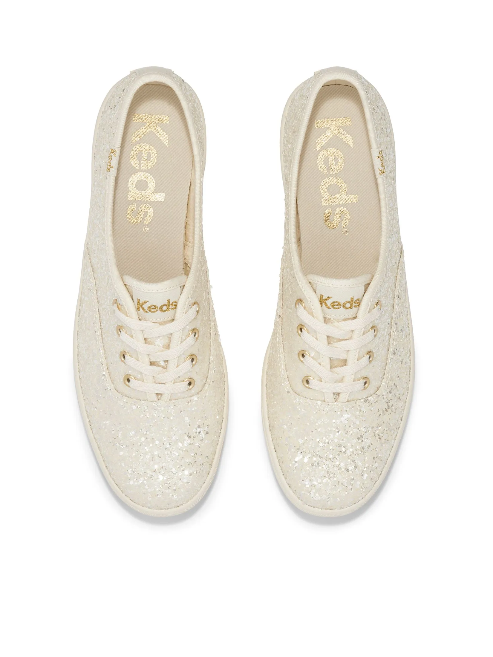 KEDS Women Champion Glitter Celebration Beige KEDS Women Champion Glitter Celebration Beige