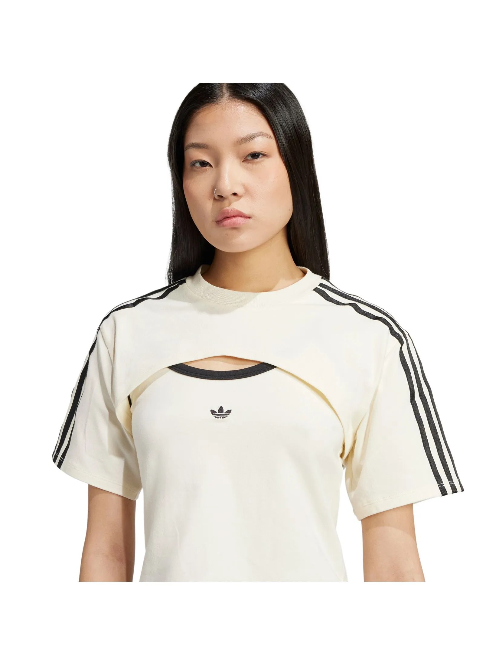 ADIDAS Women T-Shirt Cutout Cali JD0042 ADIDAS Women T-Shirt Cutout Cali JD0042