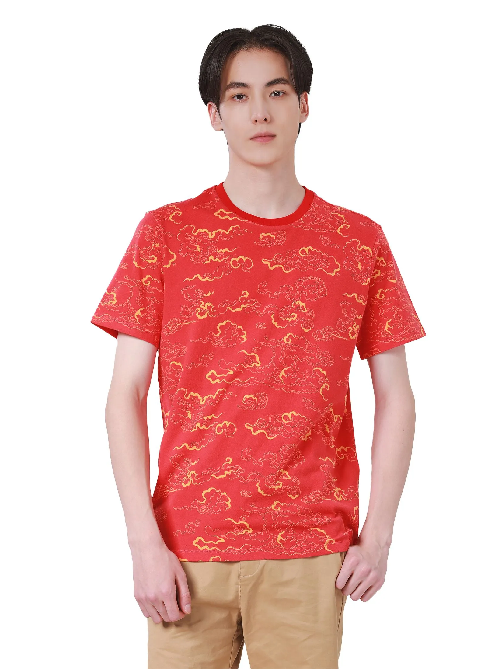 JOHN HENRY Men's T-Shirts (Slim Fit) CHINESE NEW YEAR Red JOHN HENRY Men's T-Shirts (Slim Fit) CHINESE NEW YEAR Red