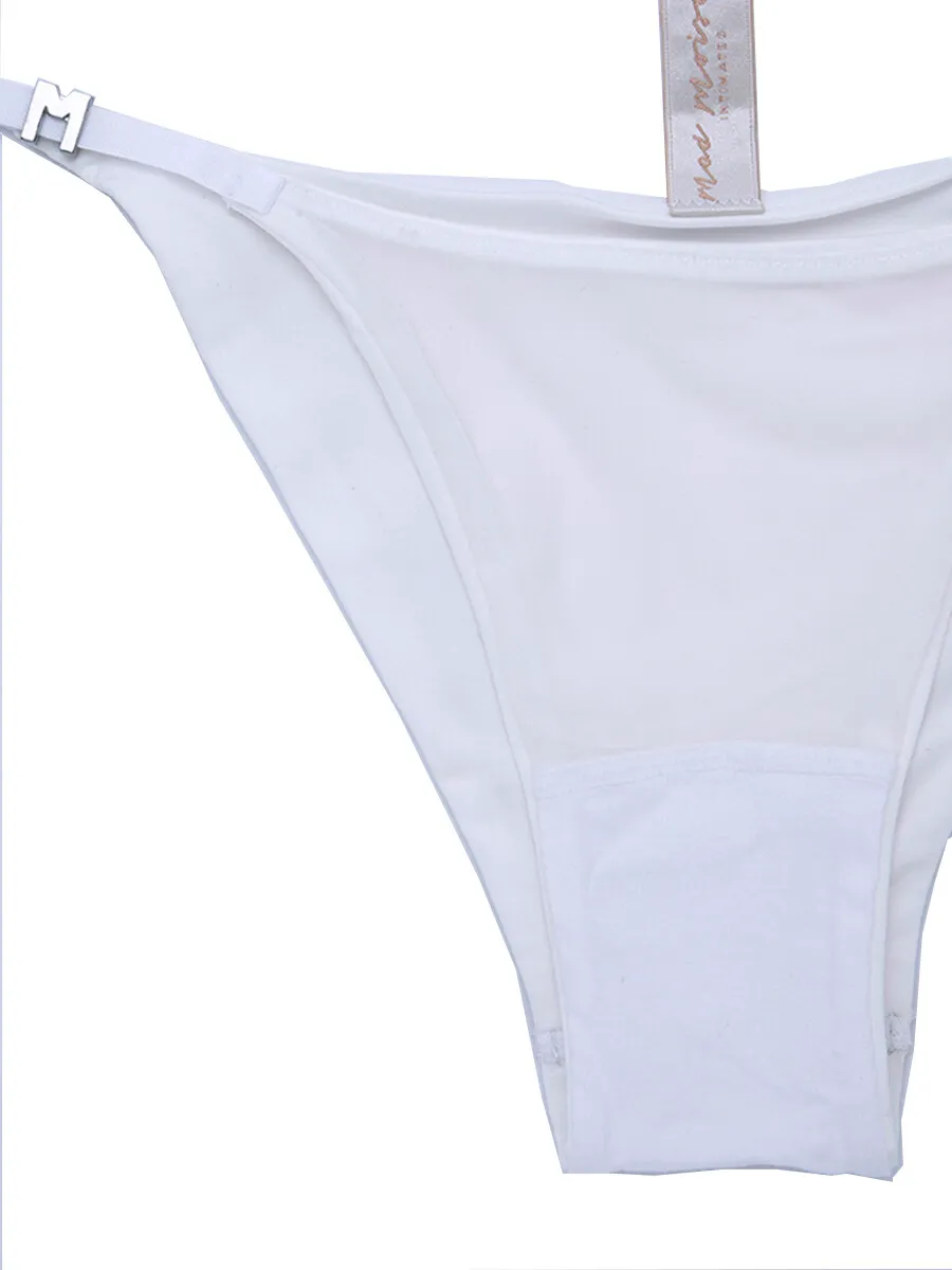 SABINA Mad Moiselle NEO-NOSTALGIC 23 Hailey Bikini Panty Style - White SABINA Mad Moiselle NEO-NOSTALGIC 23 Hailey Bikini Panty Style - White