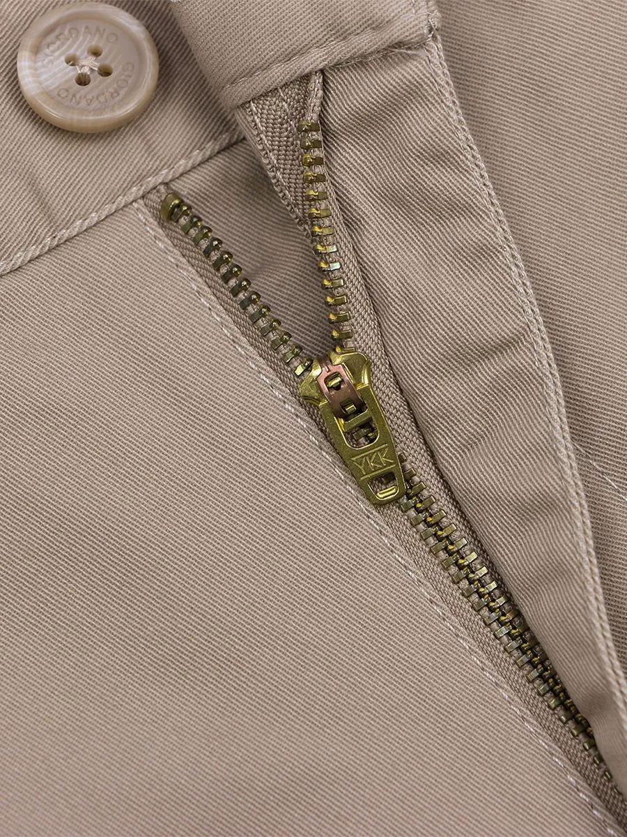 GIORDANO Men's Low rise Slim Taper Super Stretch Pants Woodsmoke khaki GIORDANO Men's Low rise Slim Taper Super Stretch Pants Woodsmoke khaki