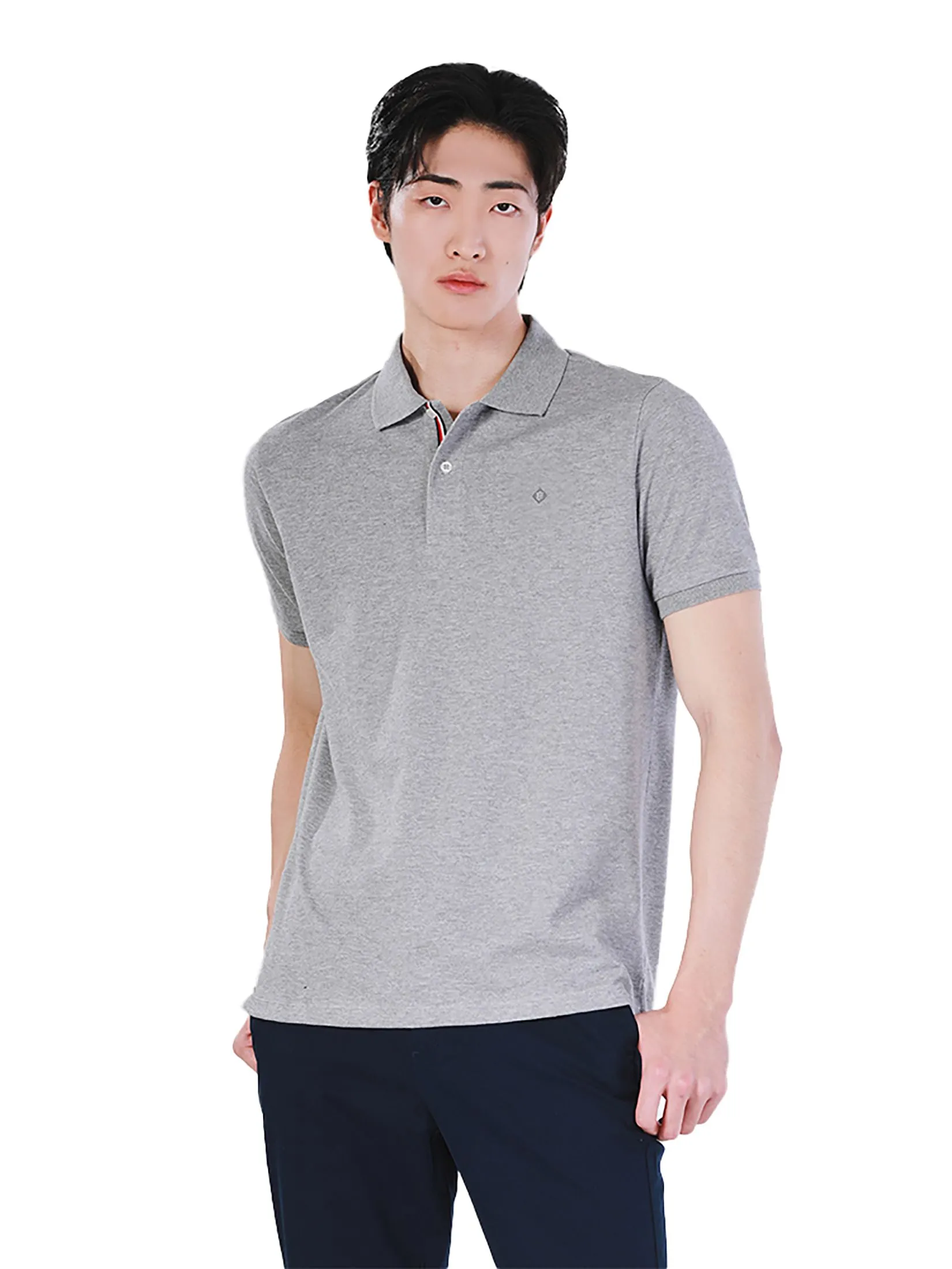 JOHN HENRY Men's Polo (Slim Fit) SDM Grey JOHN HENRY Men's Polo (Slim Fit) SDM Grey