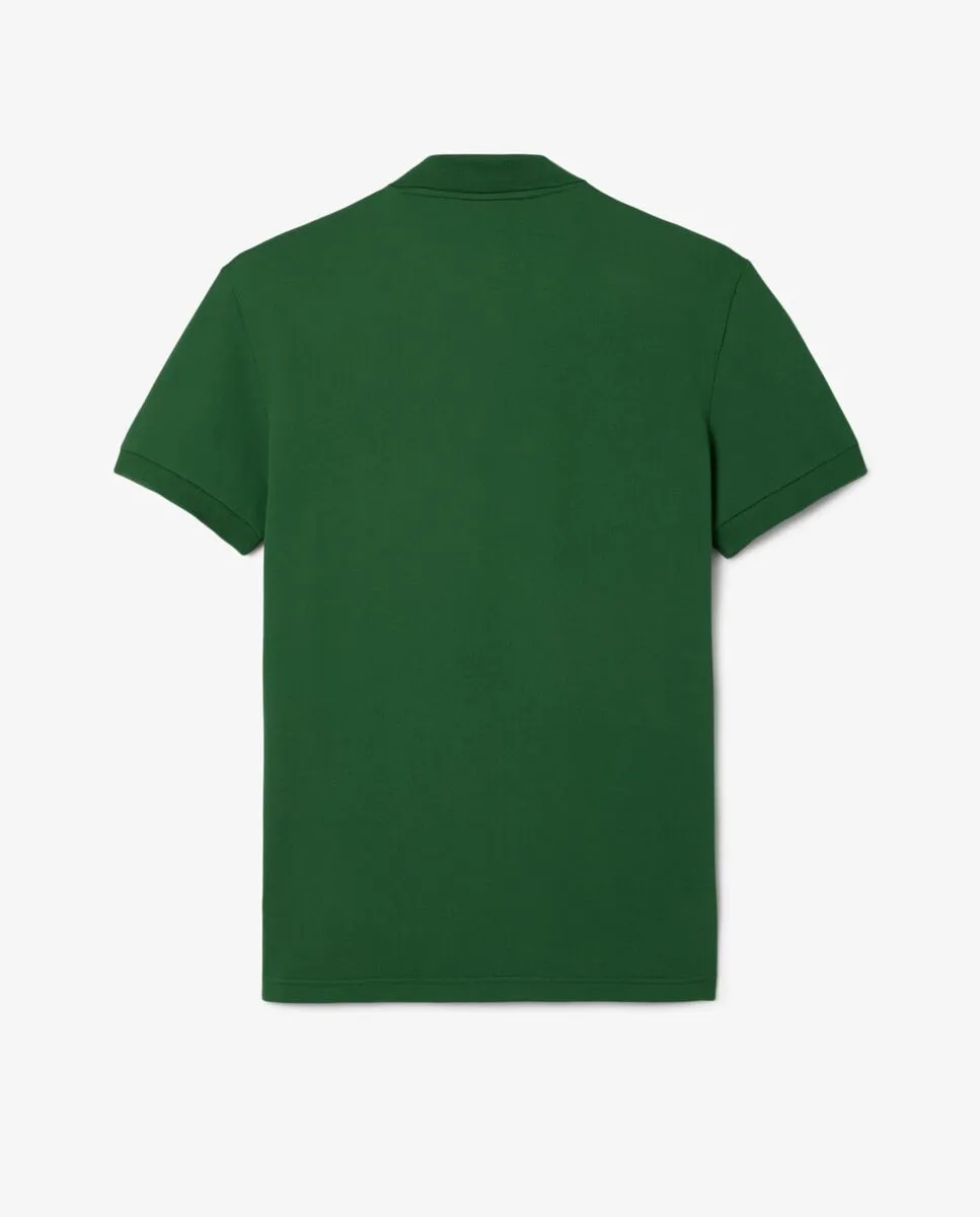 LACOSTE Relaxed Fit Mini-Piqu  Golf Polo Shirt Green LACOSTE Relaxed Fit Mini-Piqu  Golf Polo Shirt Green