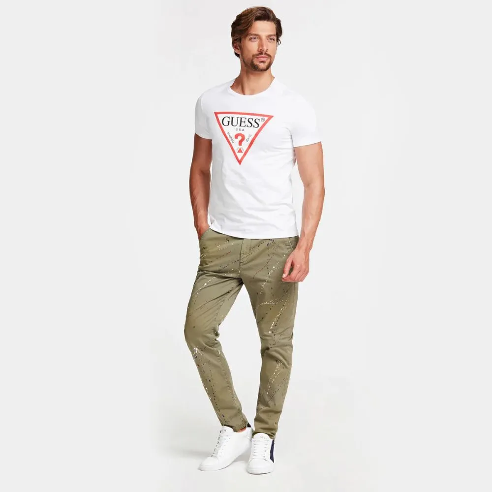 GUESS Men T-shirt M2GI68KBA60 White GUESS Men T-shirt M2GI68KBA60 White