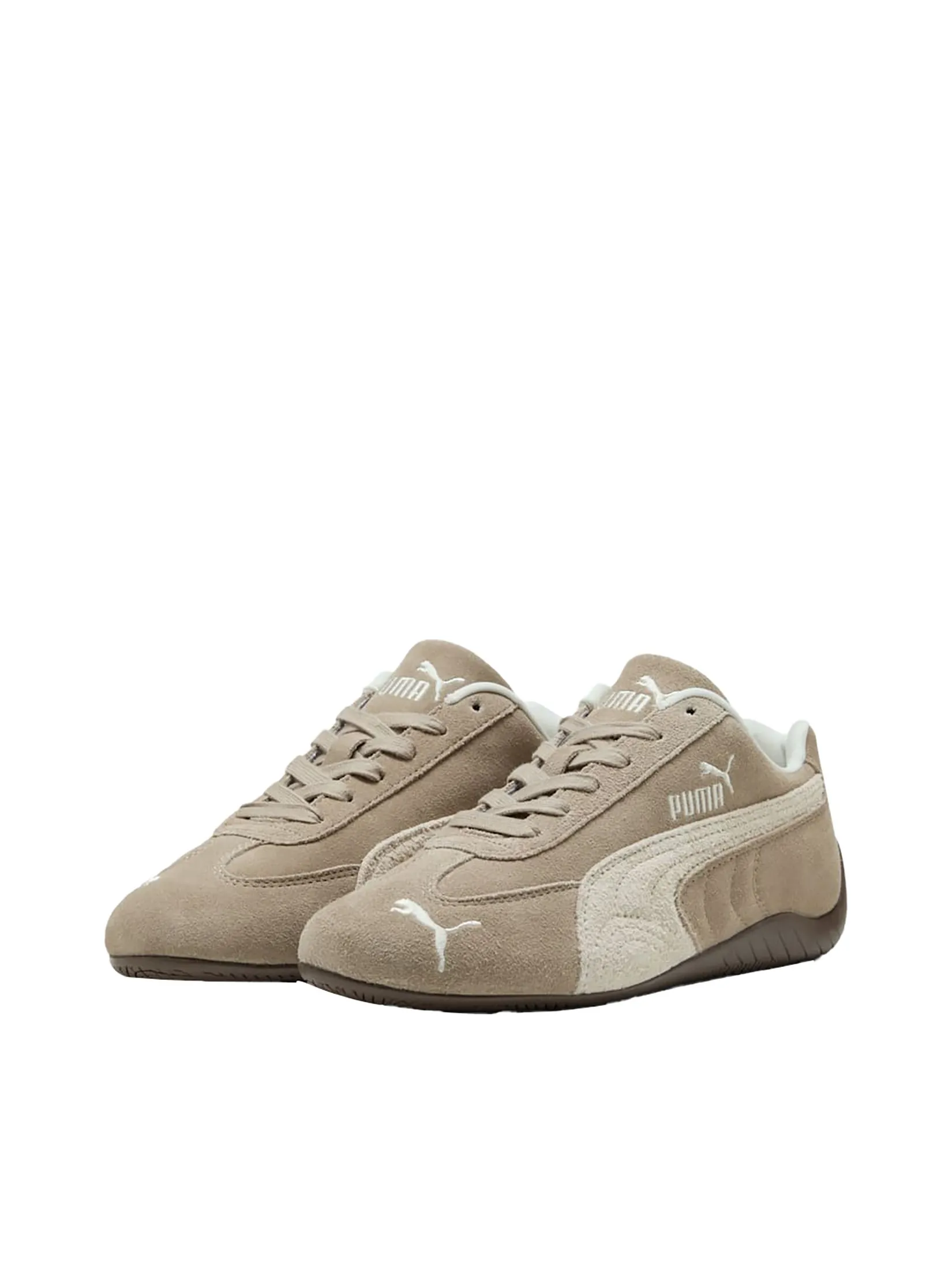 PUMA Women Sneakers Speedcat Elevated 403619-02 Ice Coffee-Alpine Snow PUMA Women Sneakers Speedcat Elevated 403619-02 Ice Coffee-Alpine Snow