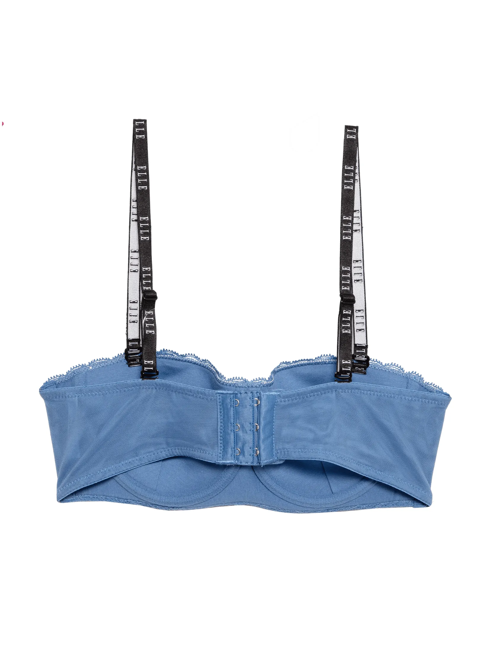 ELLE LINGERIE Women Moulded Bra 1/2 cup LB6633 - Blue ELLE LINGERIE Women Moulded Bra 1/2 cup LB6633 - Blue