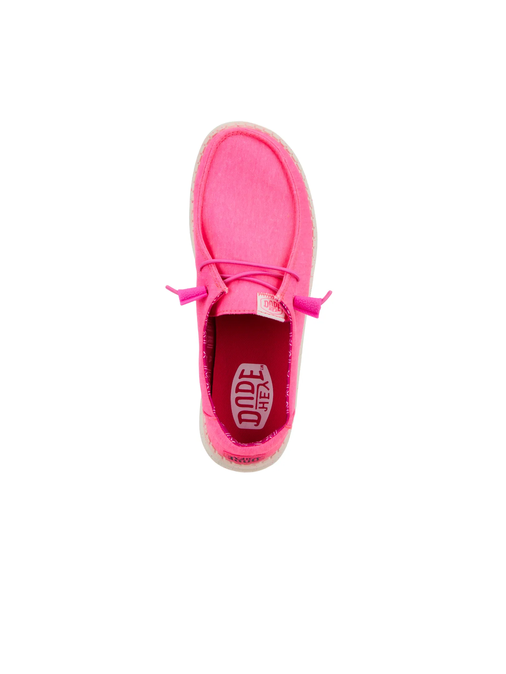 HEYDUDE WENDY STRETCH CANVAS  - NEON PINK HEYDUDE WENDY STRETCH CANVAS  - NEON PINK
