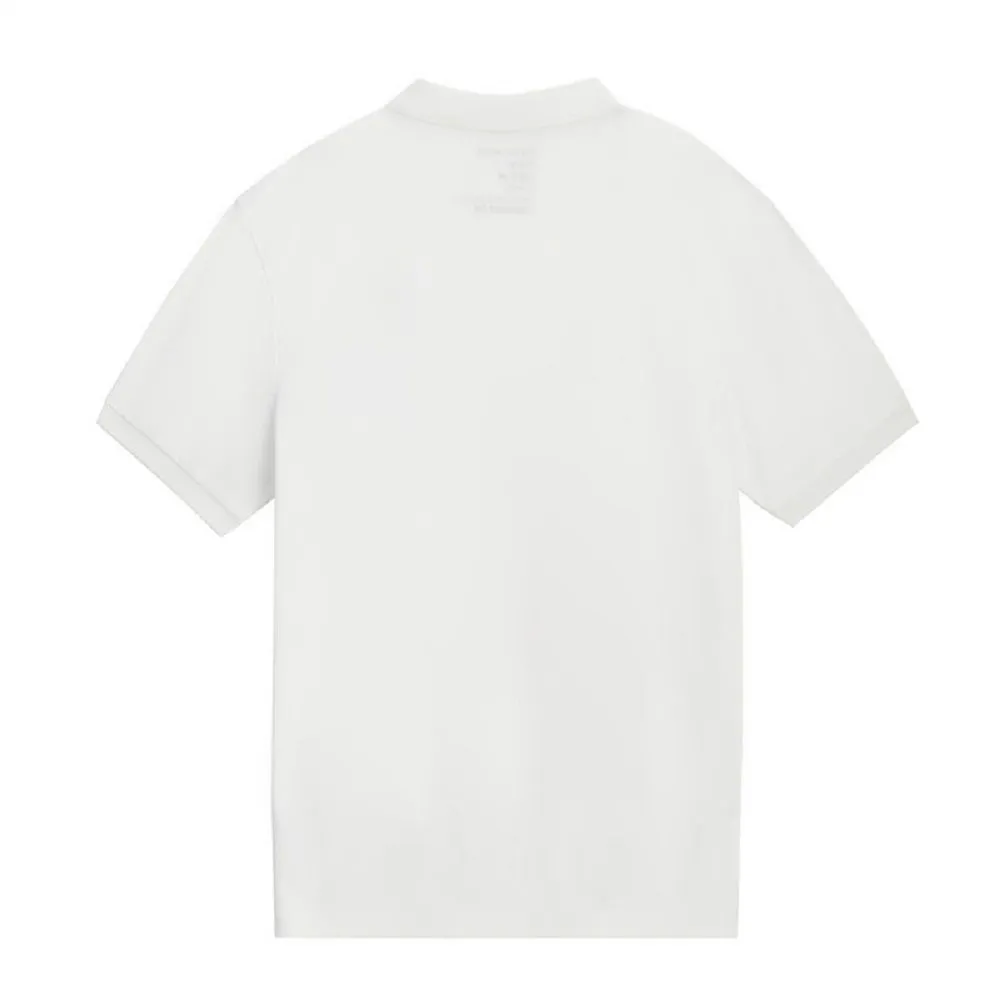 GIORDANO White Men's Luxury Touch Polo GIORDANO White Men's Luxury Touch Polo