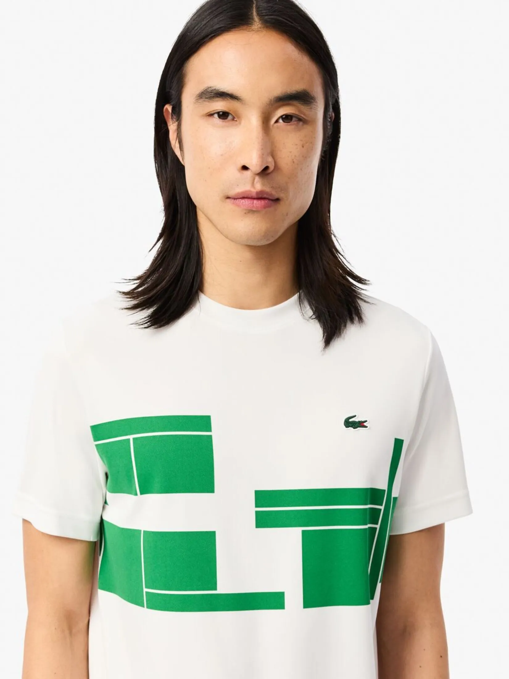 LACOSTE Lacoste Tennis x Novak Djokovic T-shirt White LACOSTE Lacoste Tennis x Novak Djokovic T-shirt White
