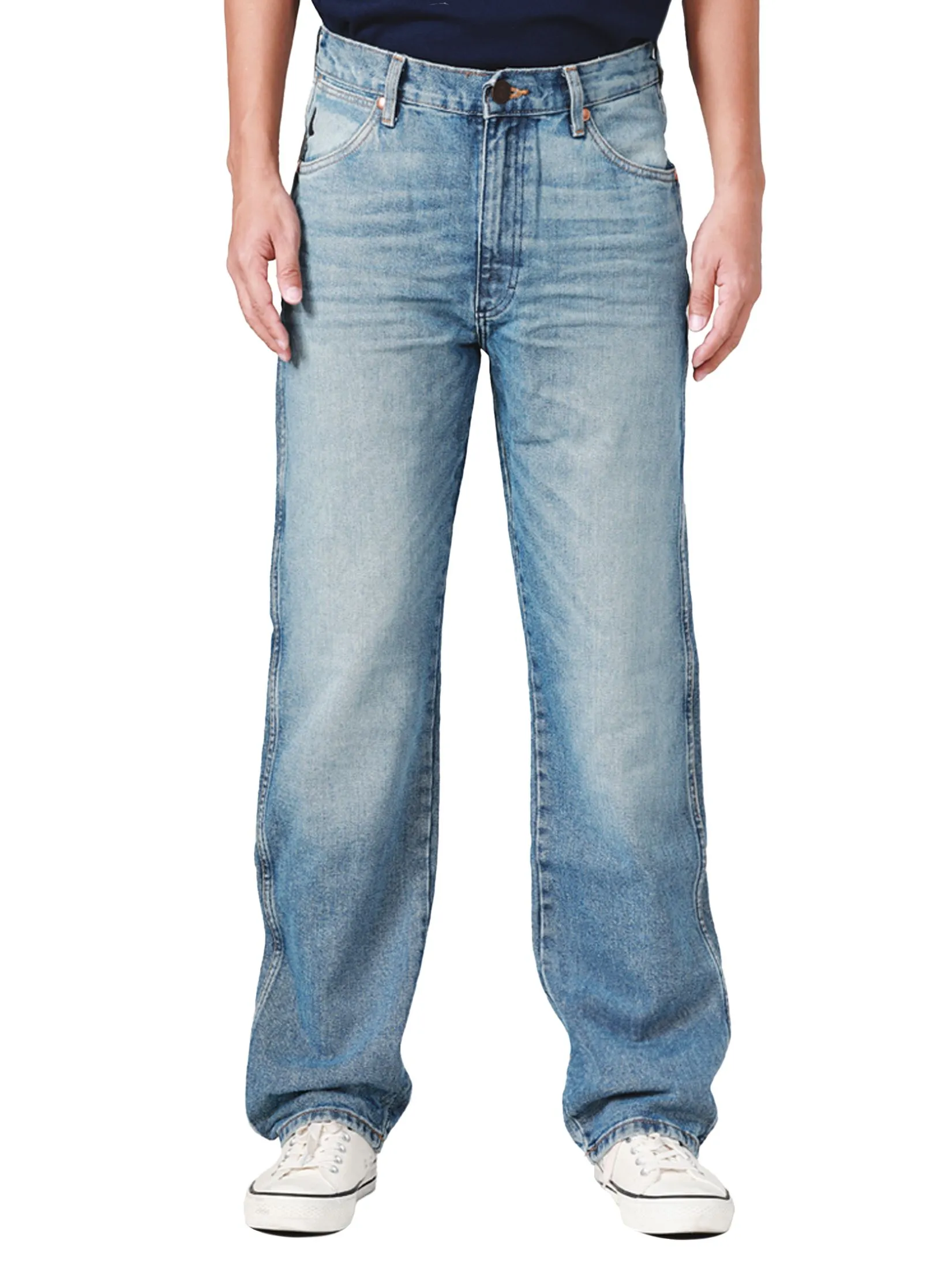 WRANGLER Men's Jeans Blue Bell Collection Mid MWZ Fit Mid Indigo WRANGLER Men's Jeans Blue Bell Collection Mid MWZ Fit Mid Indigo