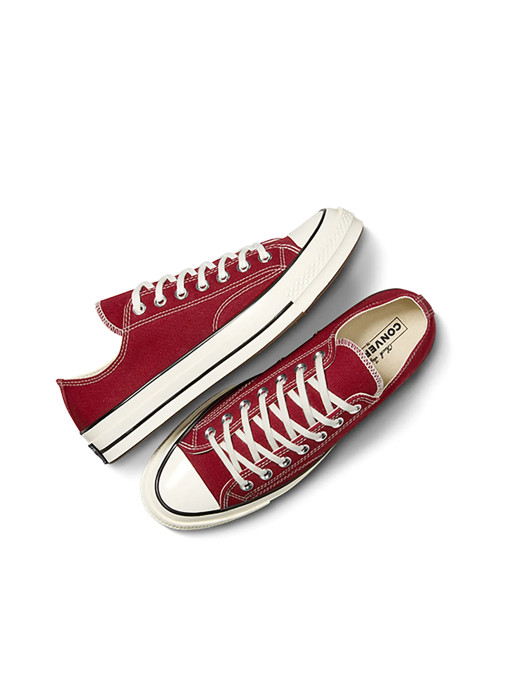 CONVERSE Unisex Sneakers Chuck 70 Seasonal Color Ox Red Park Red/Egret/Black CONVERSE Unisex Sneakers Chuck 70 Seasonal Color Ox Red Park Red/Egret/Black