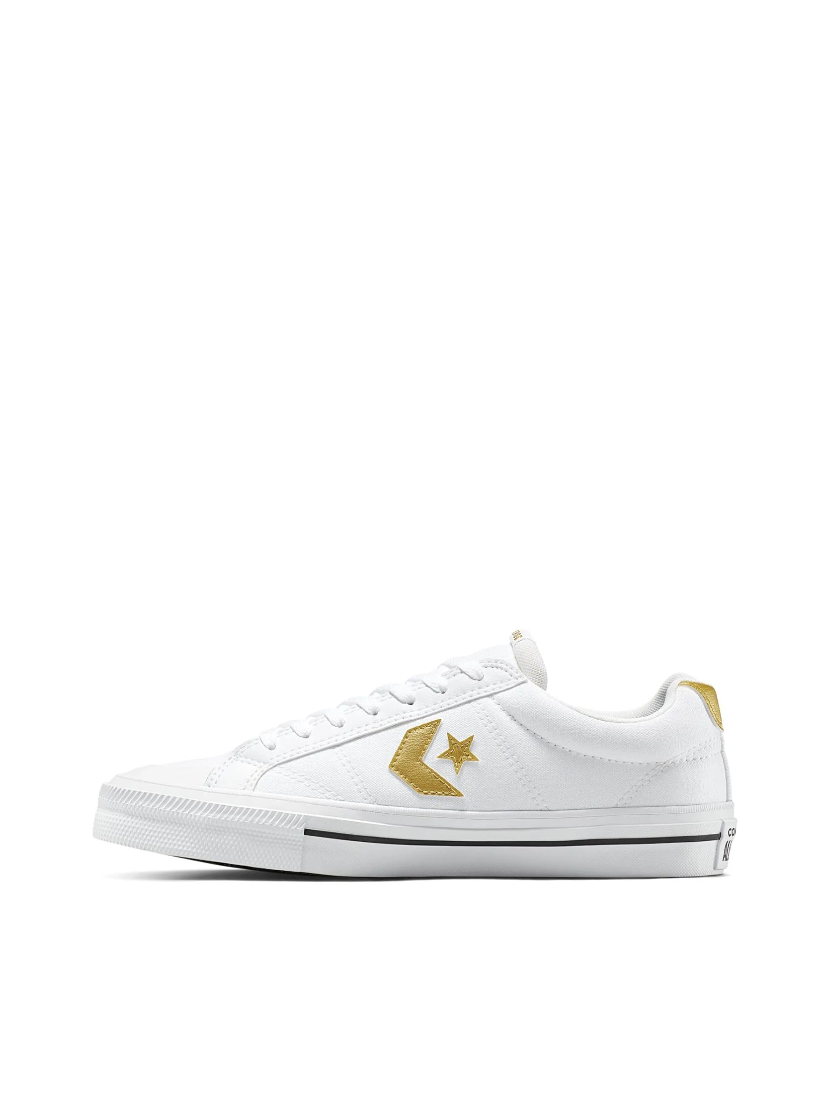 CONVERSE Women Sneakers Converse Sport Casual Seasonal Color OX White/Gold CONVERSE Women Sneakers Converse Sport Casual Seasonal Color OX White/Gold