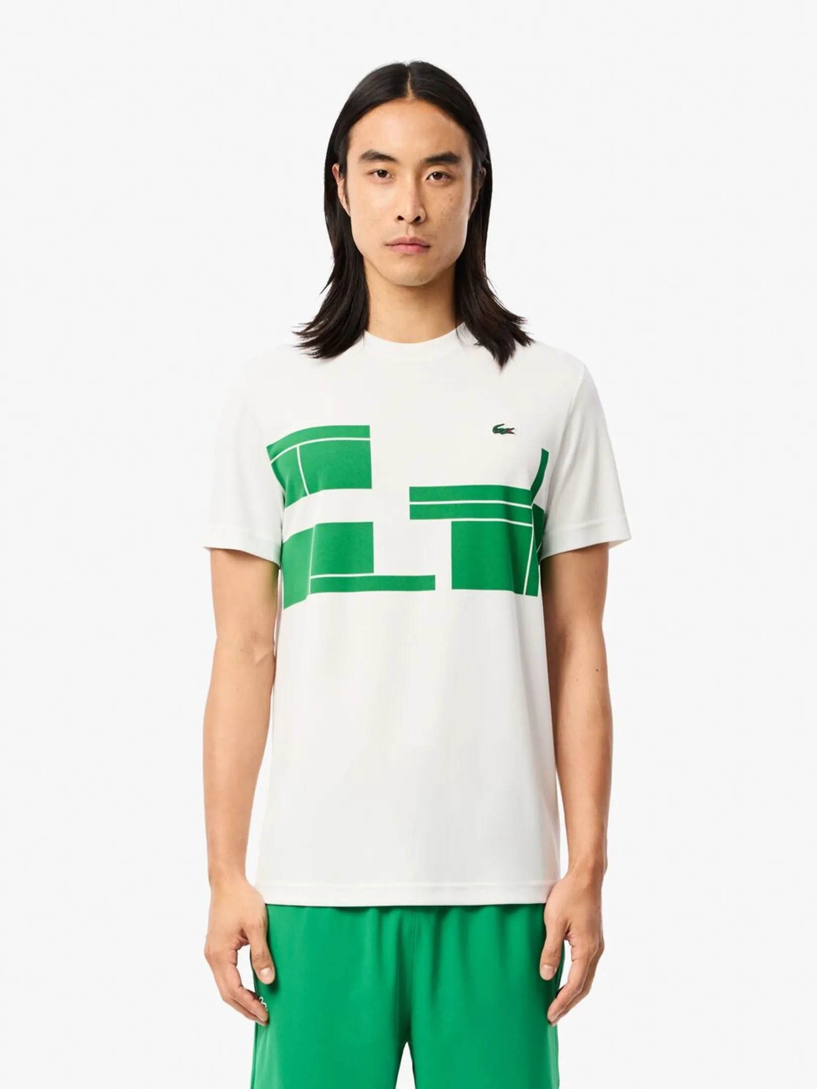 LACOSTE Lacoste Tennis x Novak Djokovic T-shirt White LACOSTE Lacoste Tennis x Novak Djokovic T-shirt White