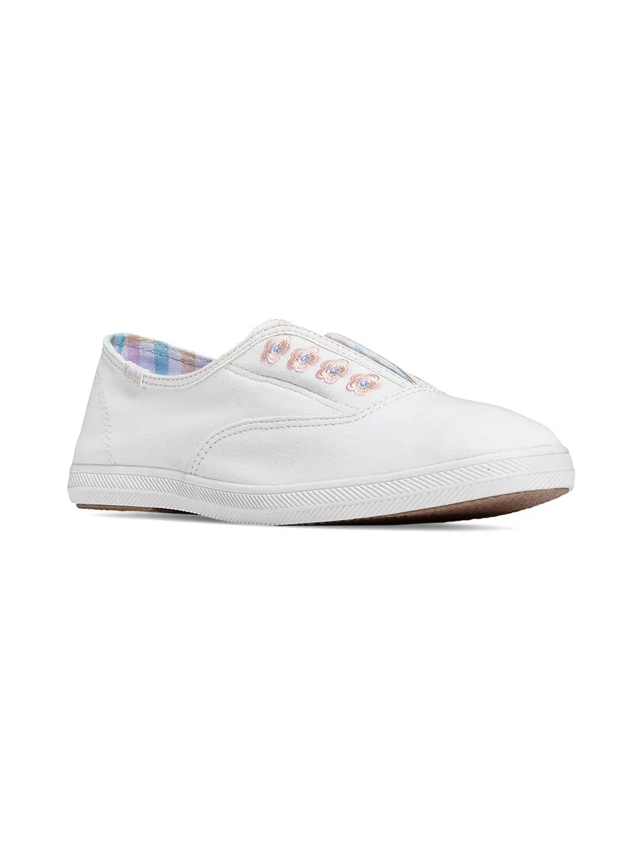 KEDS Women Chillax Twill Flowers White KEDS Women Chillax Twill Flowers White