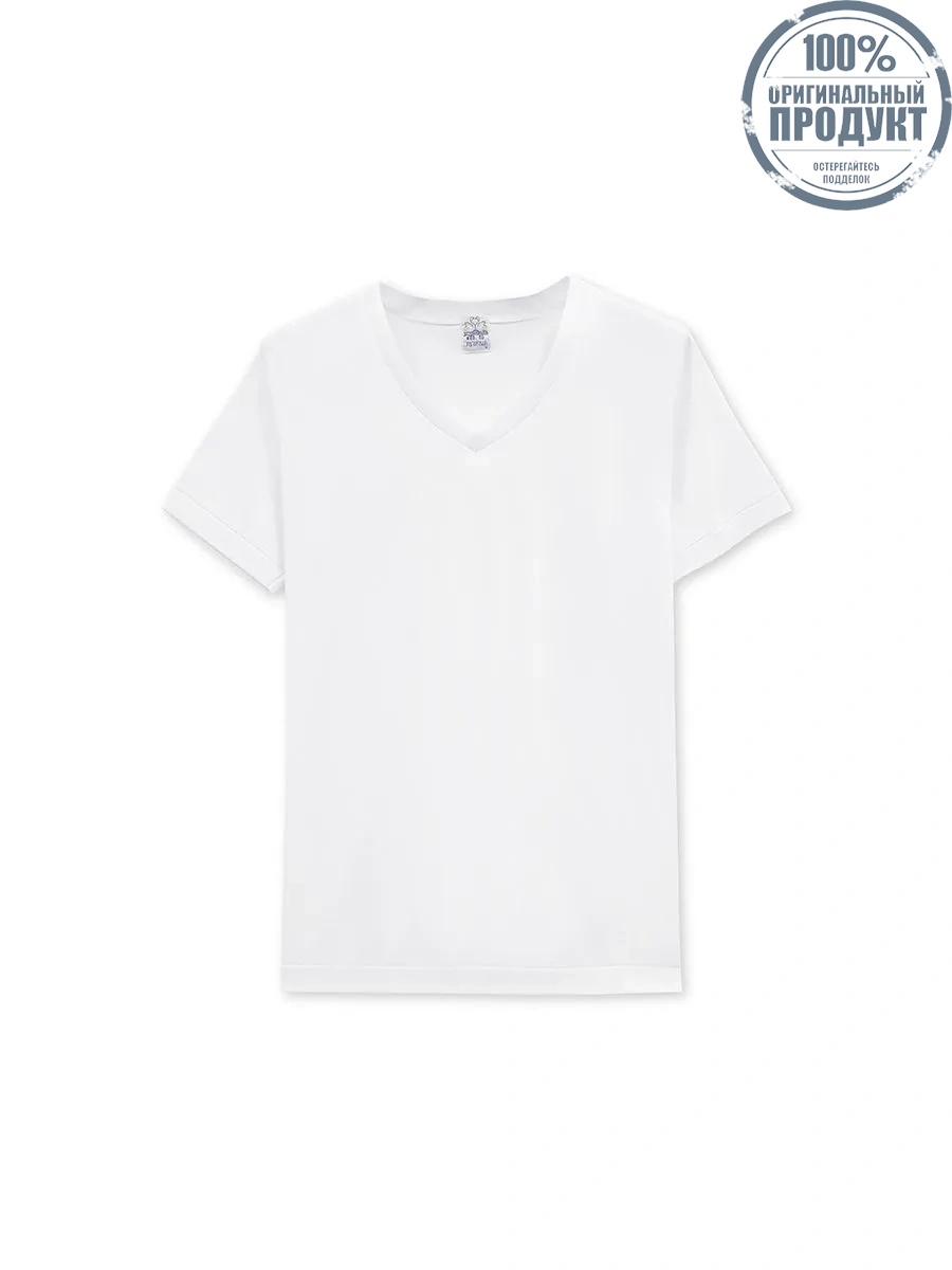 DOUBLE GOOSE White Double Goose T-Shirt V Neck Classic. DOUBLE GOOSE White Double Goose T-Shirt V Neck Classic.