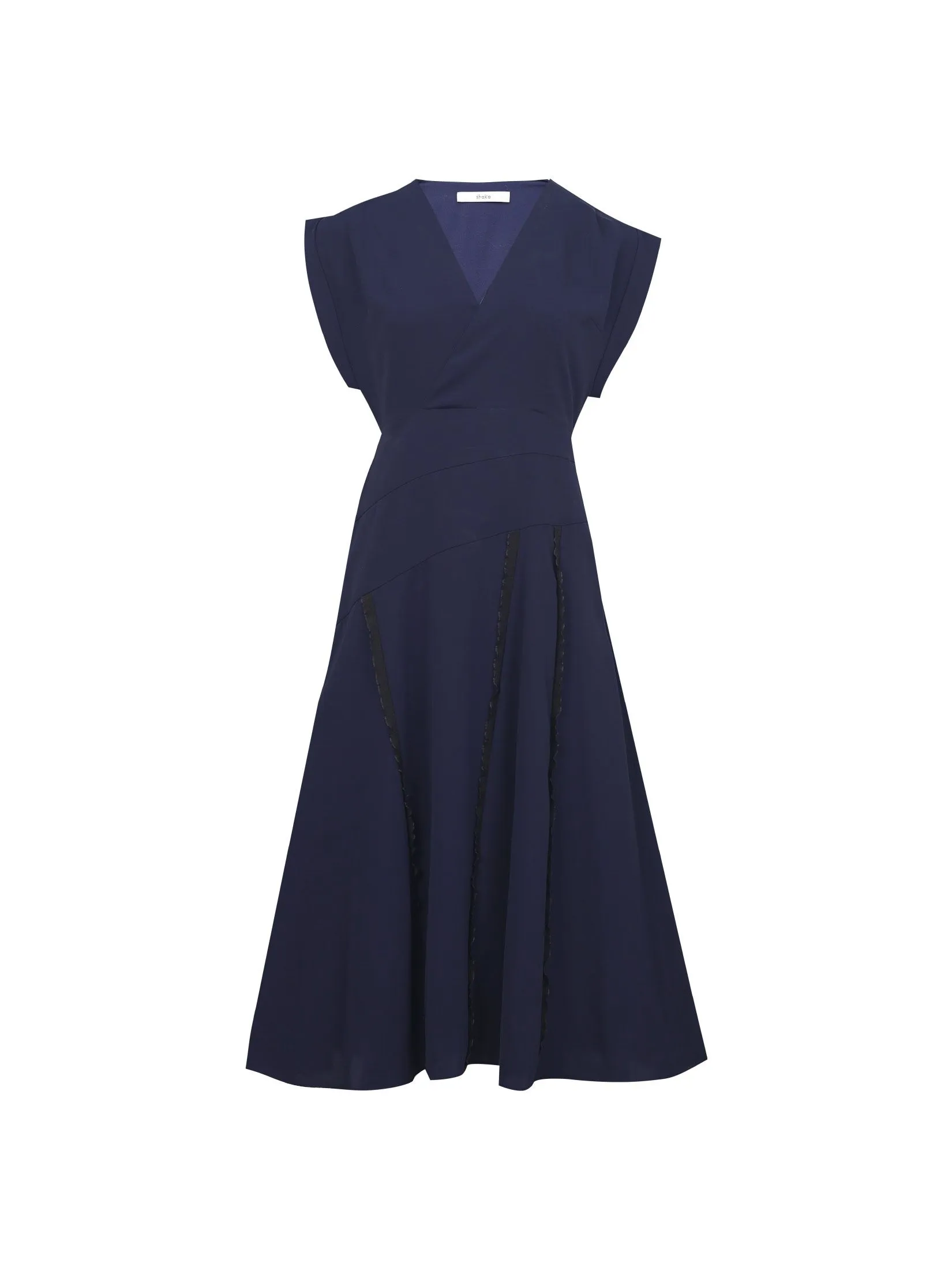 Shaka Woman Dress Sunray Midi Navy Shaka Woman Dress Sunray Midi Navy